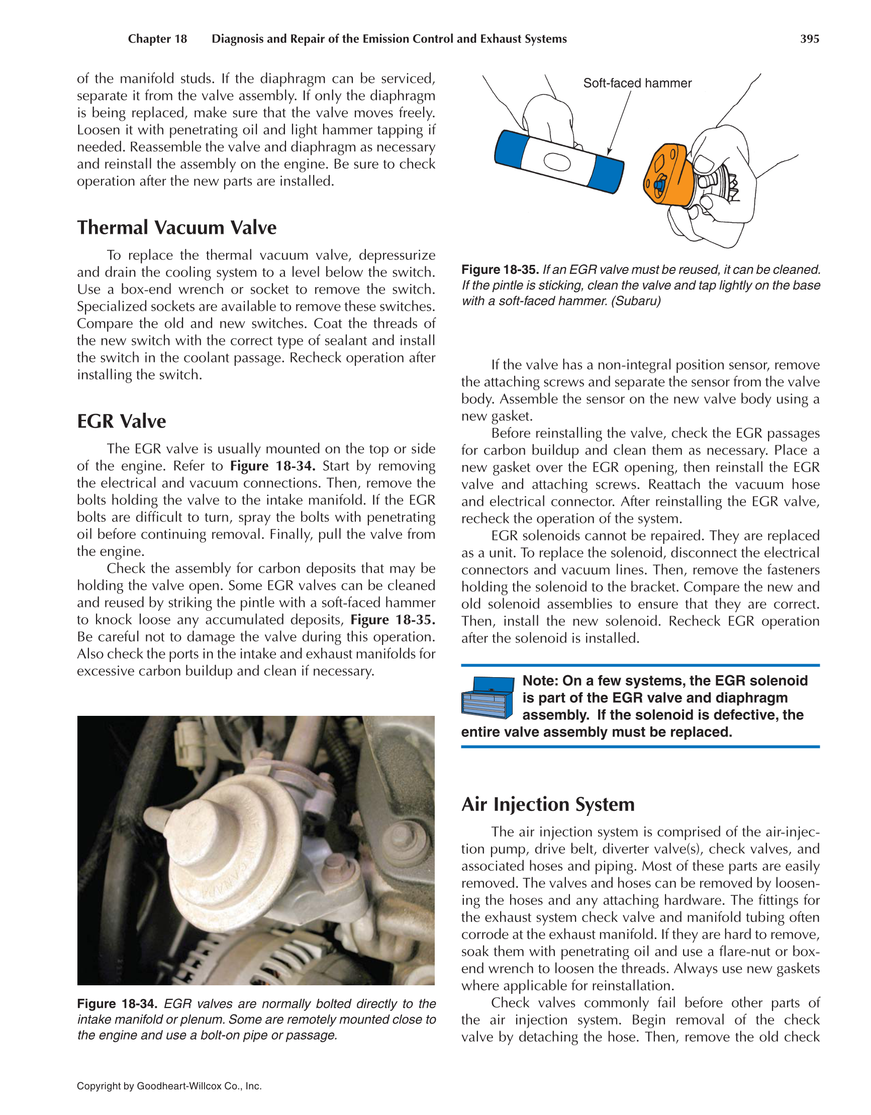 Auto Engine Performance and Driveability, 4th Edition page 395