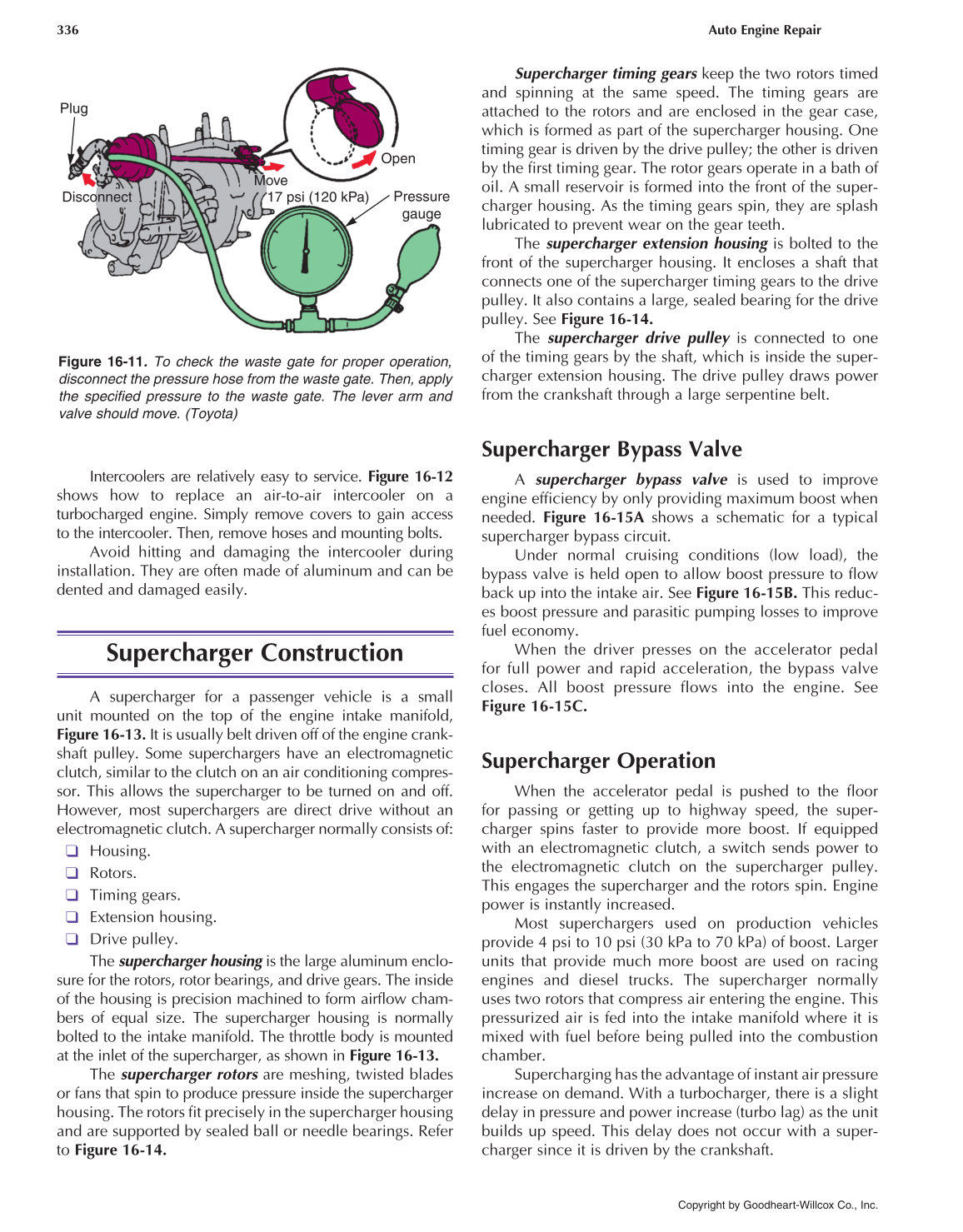 Auto Engine Repair, 6th Edition page 336