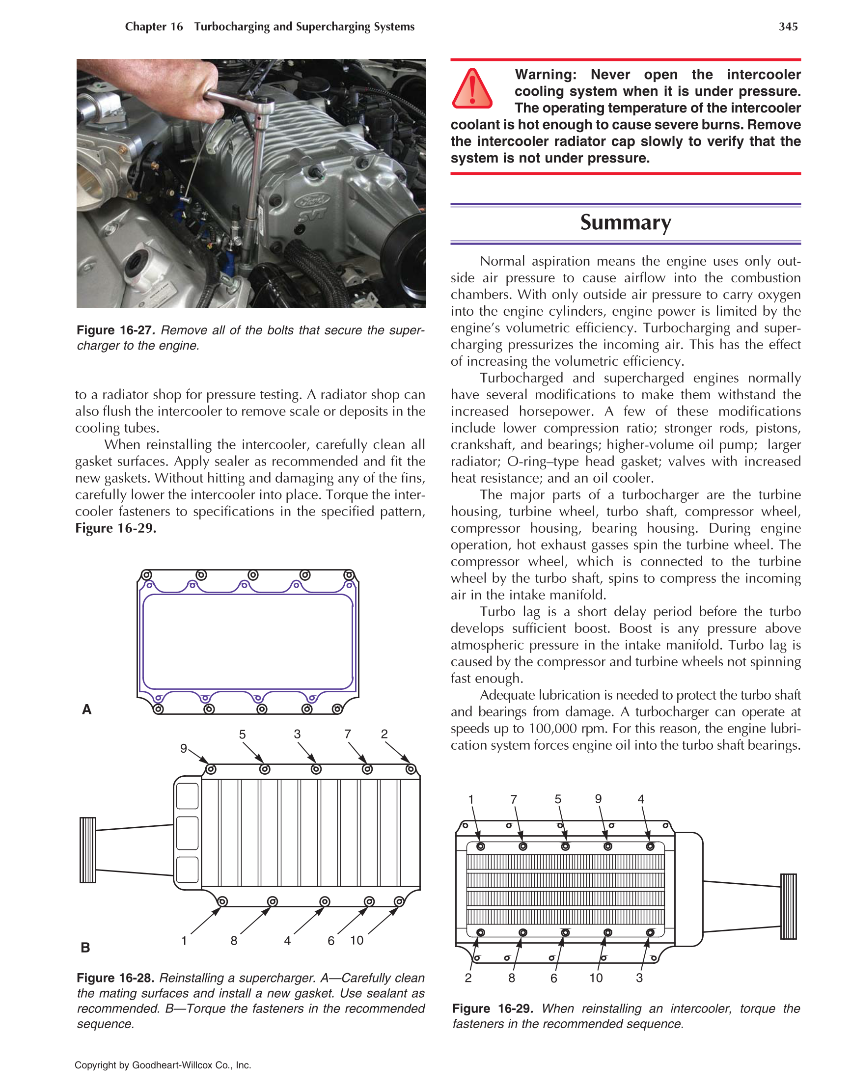 Auto Engine Repair, 6th Edition page 345