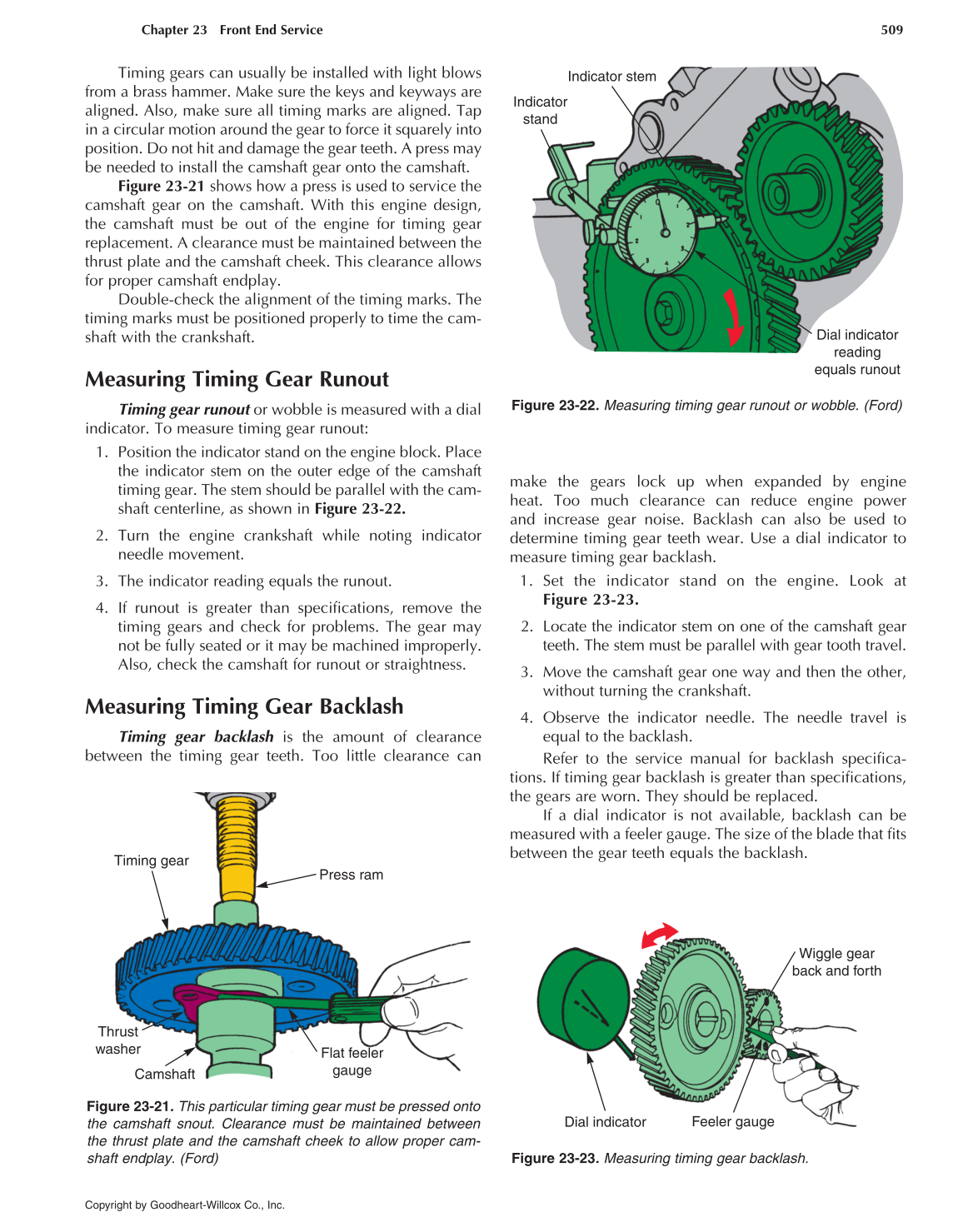 Auto Engine Repair, 6th Edition page 509