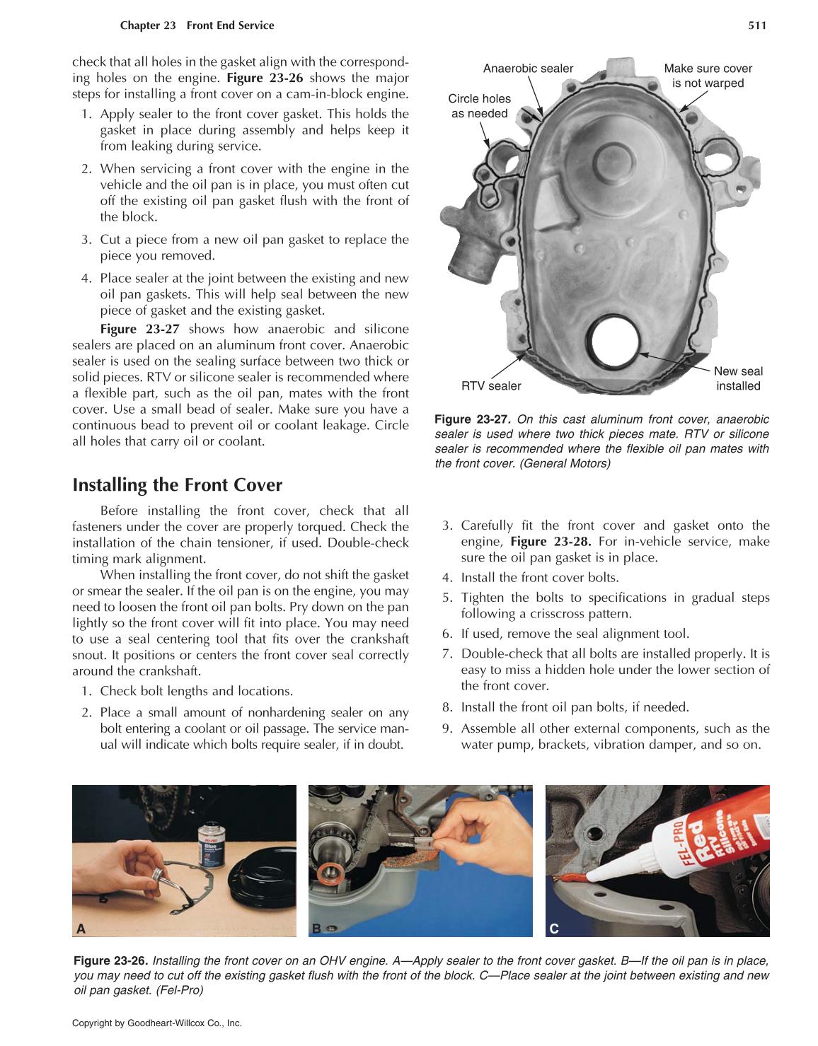 Auto Engine Repair, 6th Edition page 511