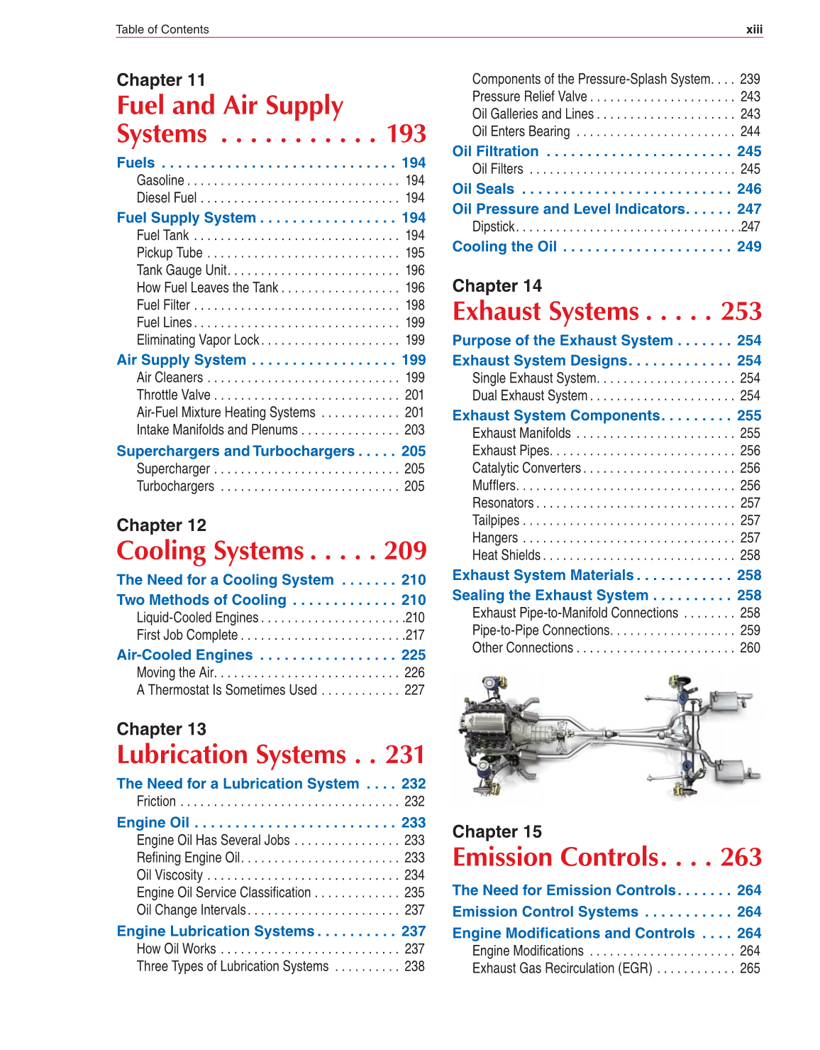 Auto Fundamentals, 11th Edition page xiii