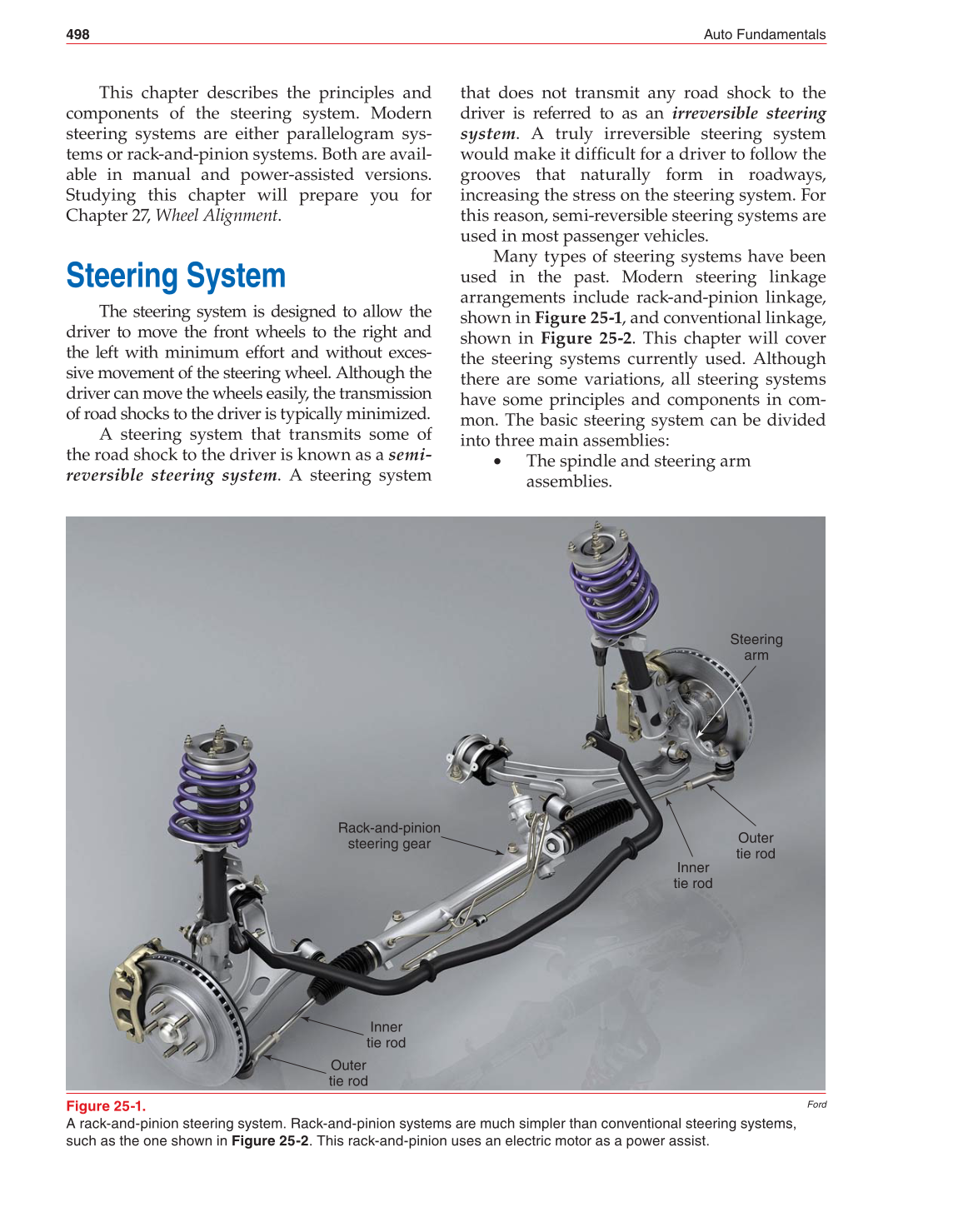 Auto Fundamentals, 11th Edition page 498