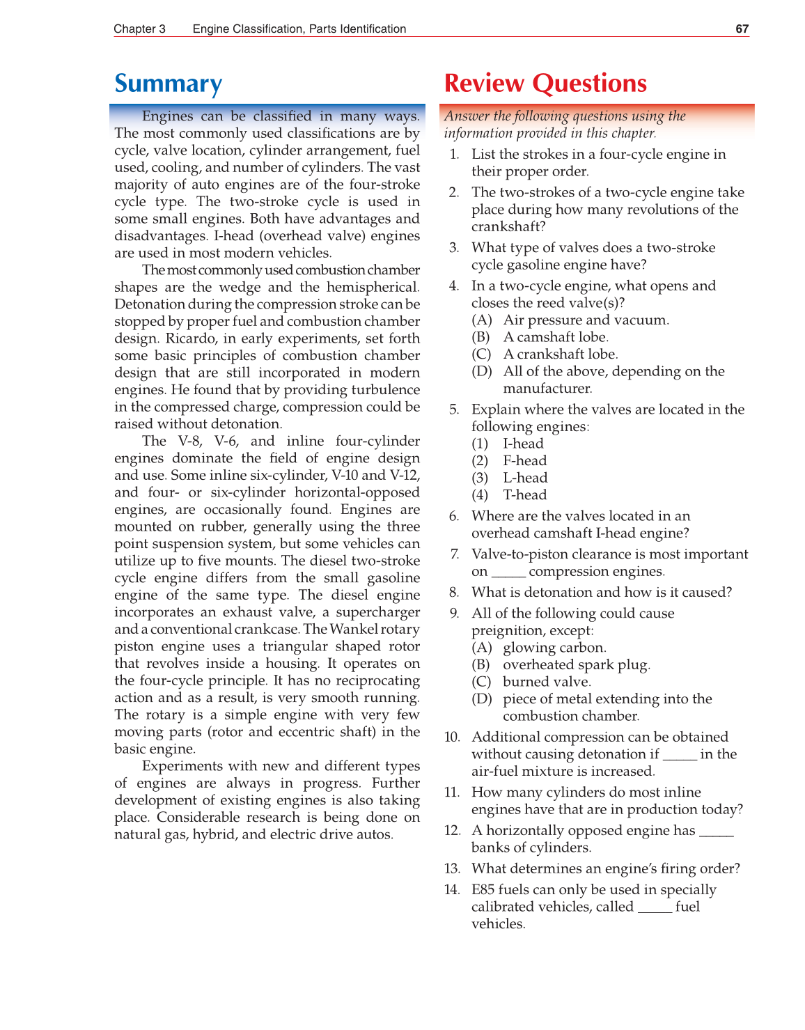 Auto Fundamentals, 11th Edition page 67