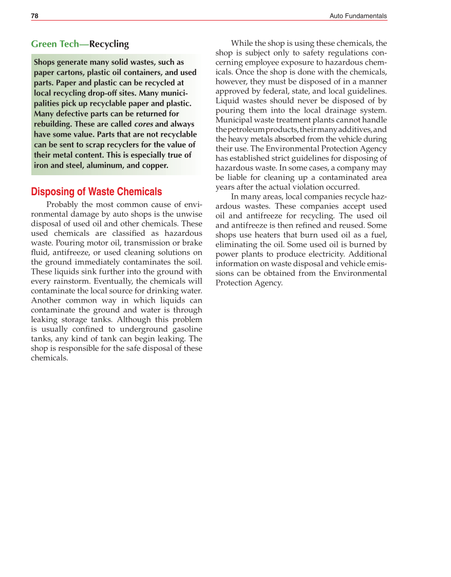 Auto Fundamentals, 11th Edition page 78