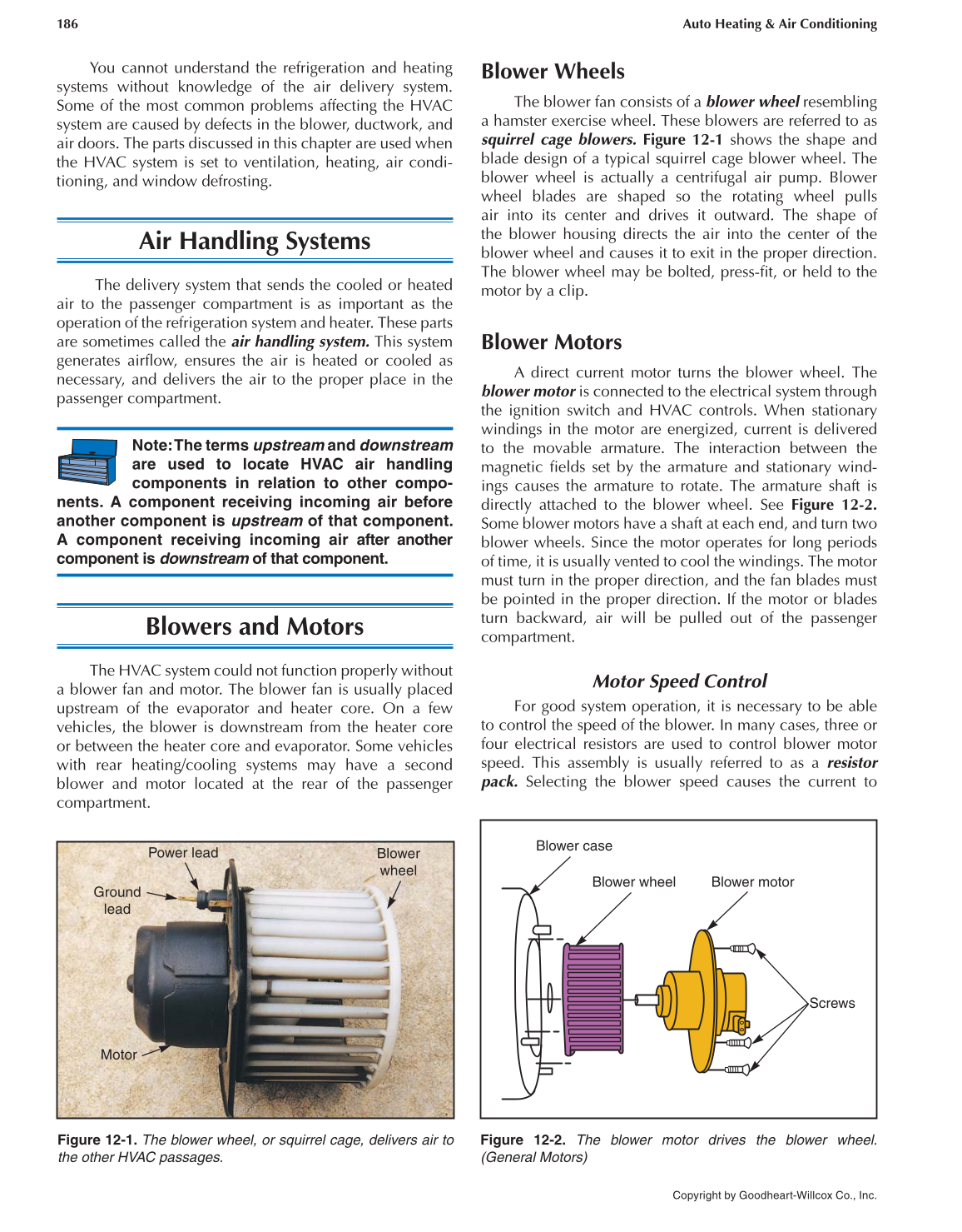 Auto Heating and Air Conditioning, 4th Edition page 186