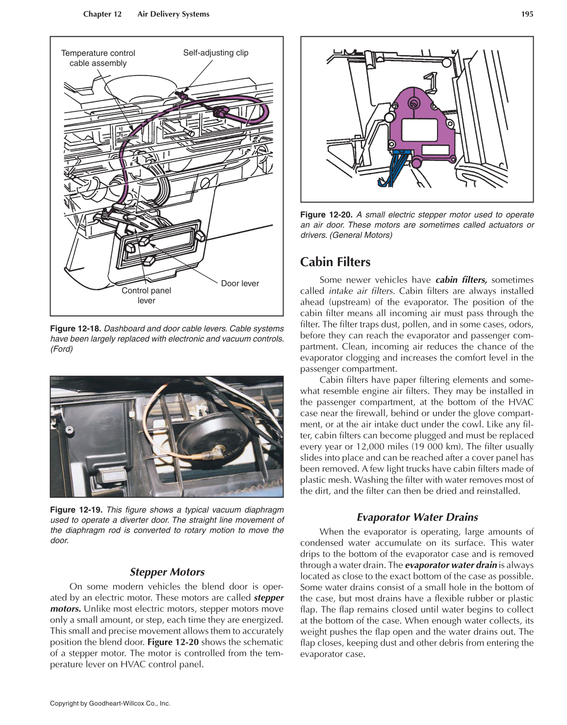 Auto Heating and Air Conditioning, 4th Edition page 195