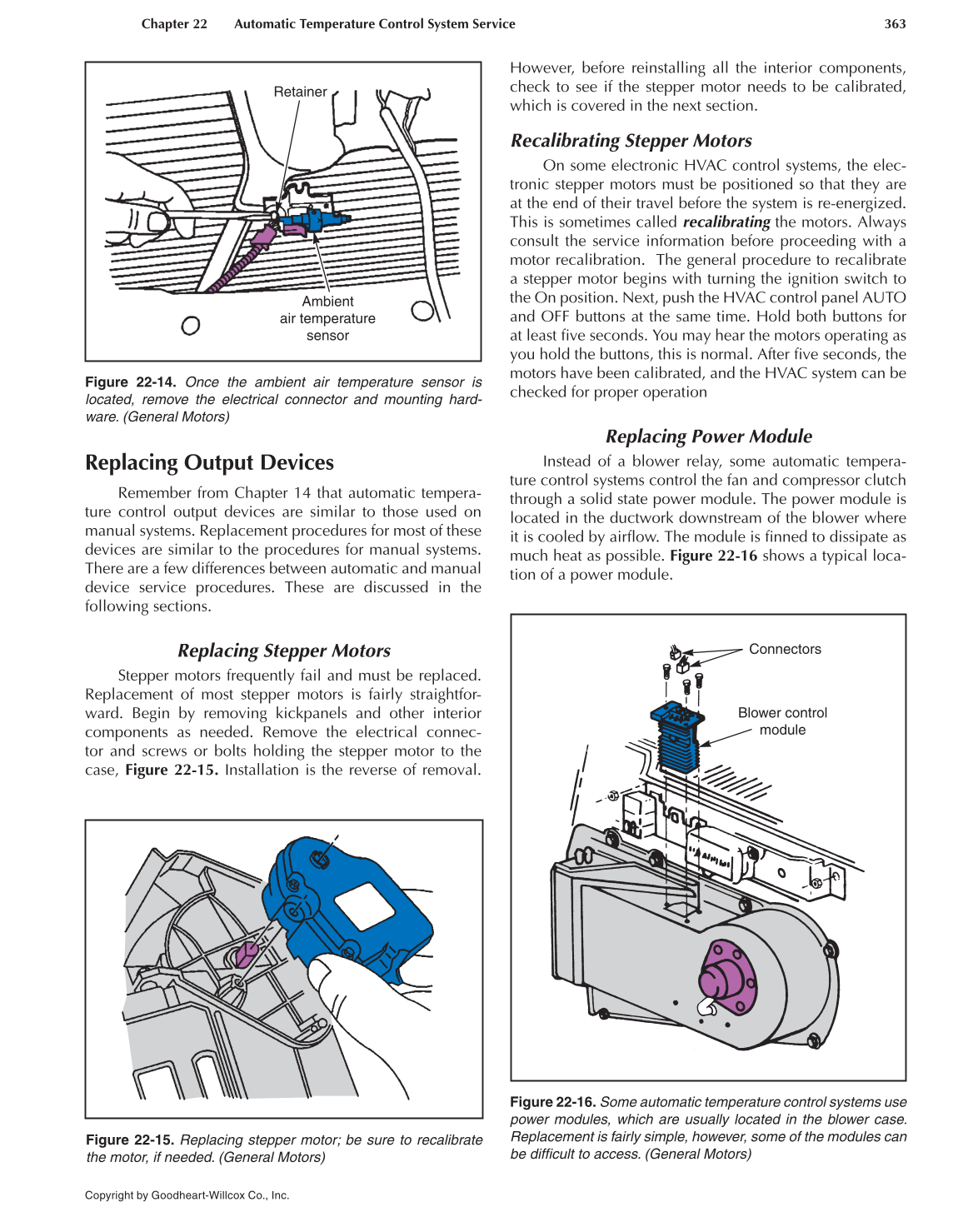 Auto Heating and Air Conditioning, 4th Edition page 363