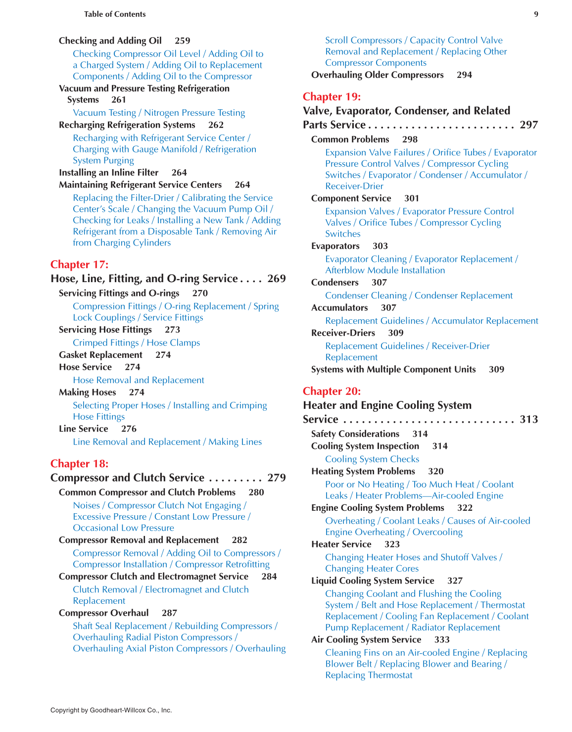 Auto Heating and Air Conditioning, 4th Edition page 9