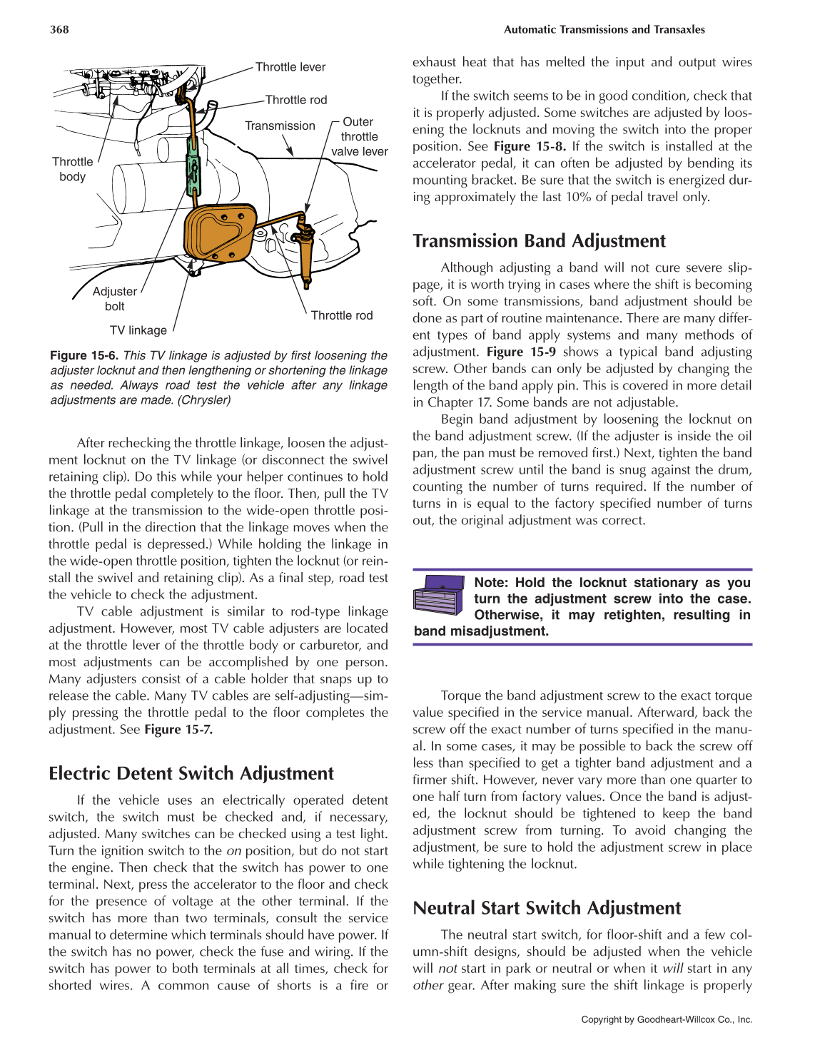Automatic Transmissions and Transaxles, 4th Edition page 368