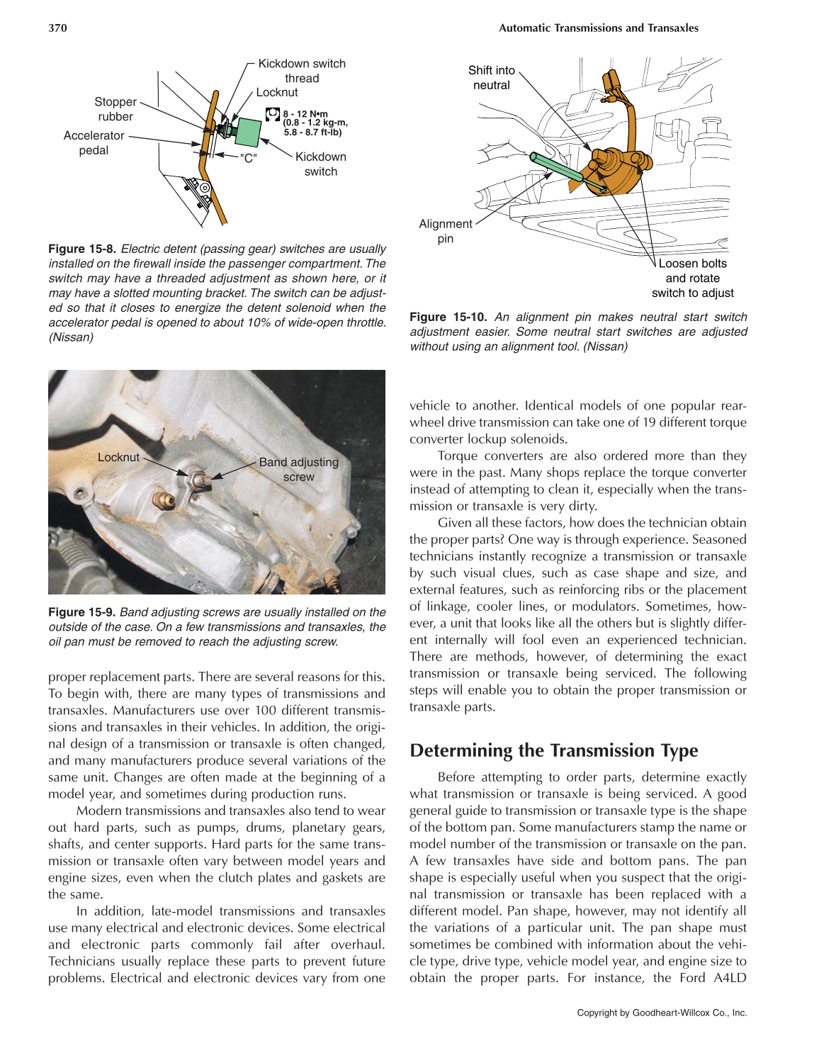 Automatic Transmissions and Transaxles, 4th Edition page 370