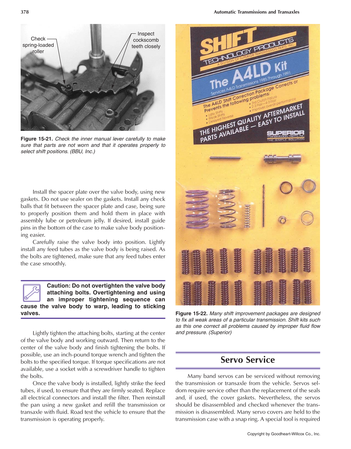 Automatic Transmissions and Transaxles, 4th Edition page 378