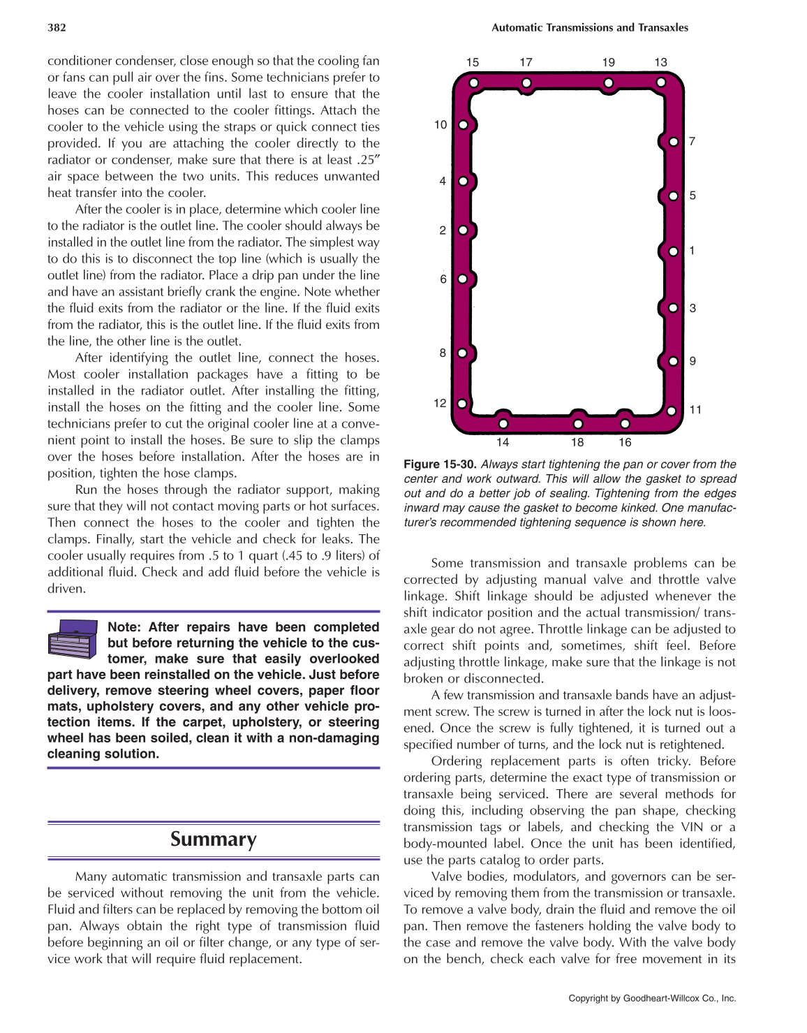 Automatic Transmissions and Transaxles, 4th Edition page 382