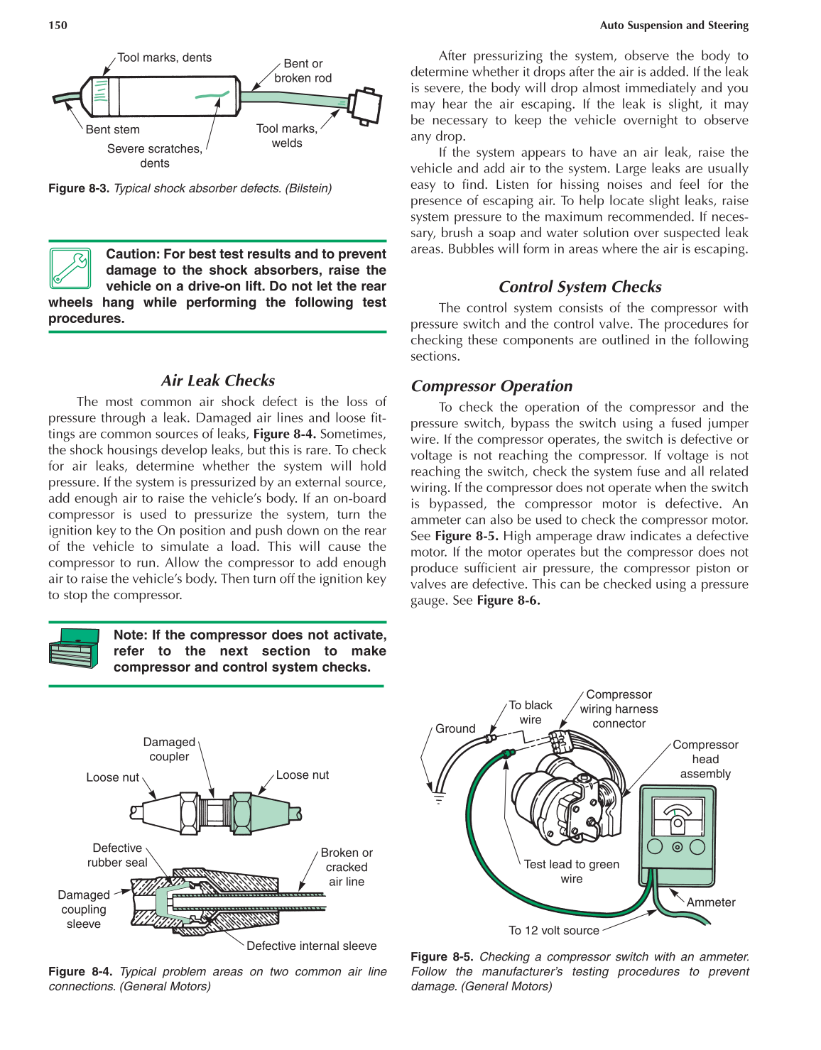 Auto Suspension and Steering, 4th Edition page 150