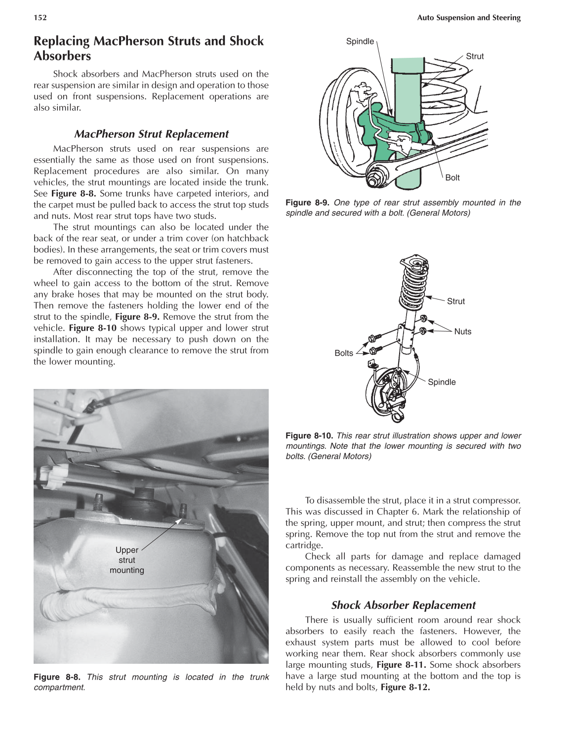 Auto Suspension and Steering, 4th Edition page 152