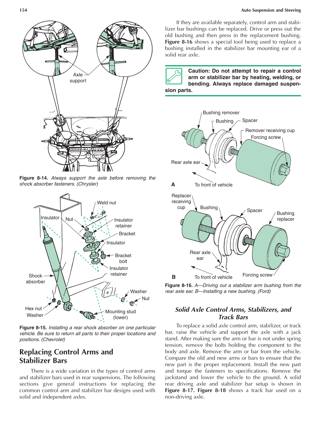 Auto Suspension and Steering, 4th Edition page 154