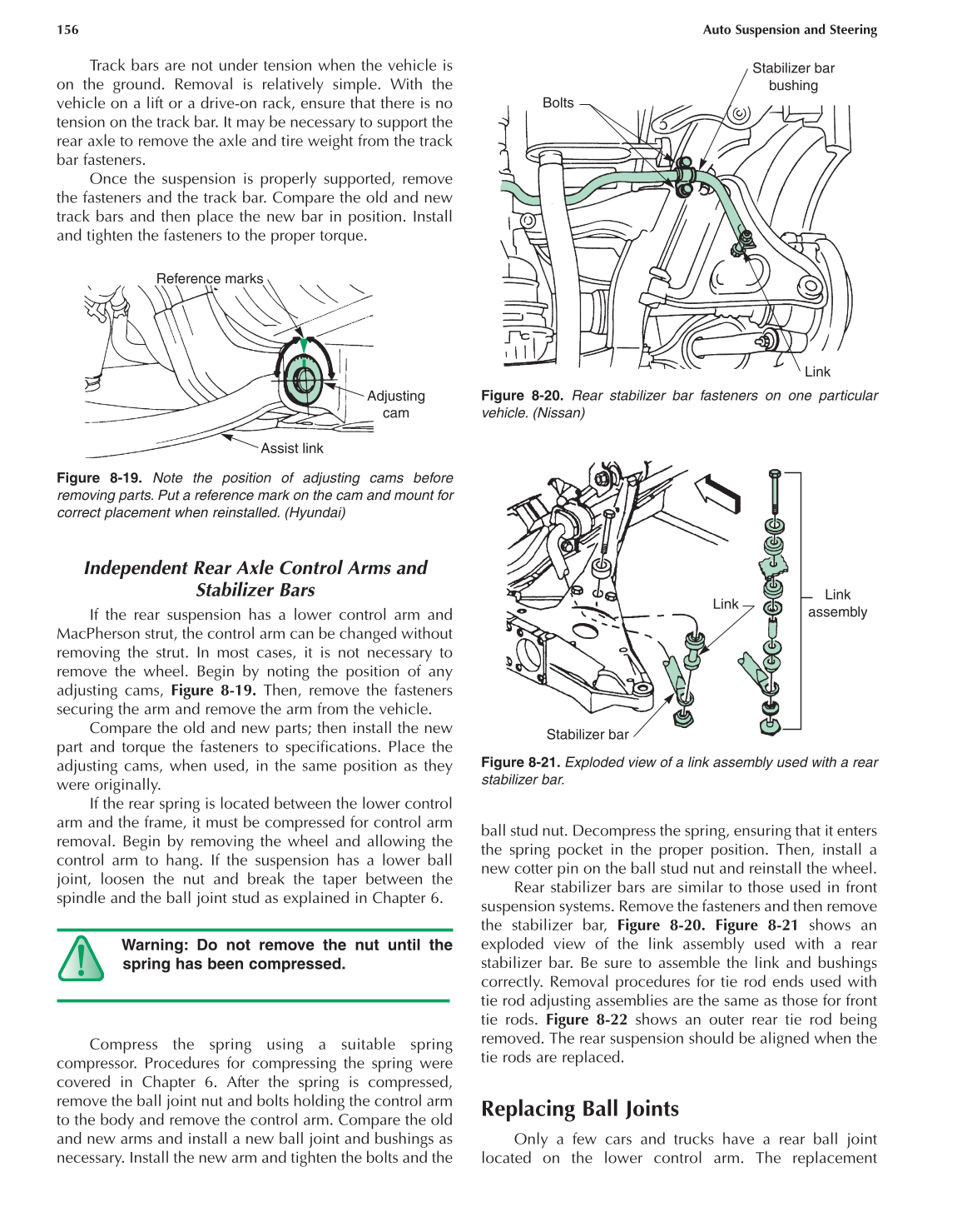 Auto Suspension and Steering, 4th Edition page 156