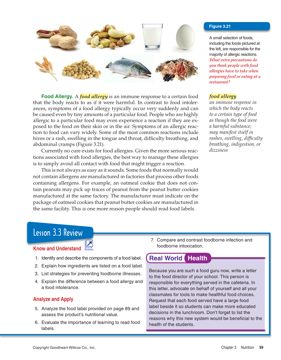 Comprehensive Health, 1st Edition page 99