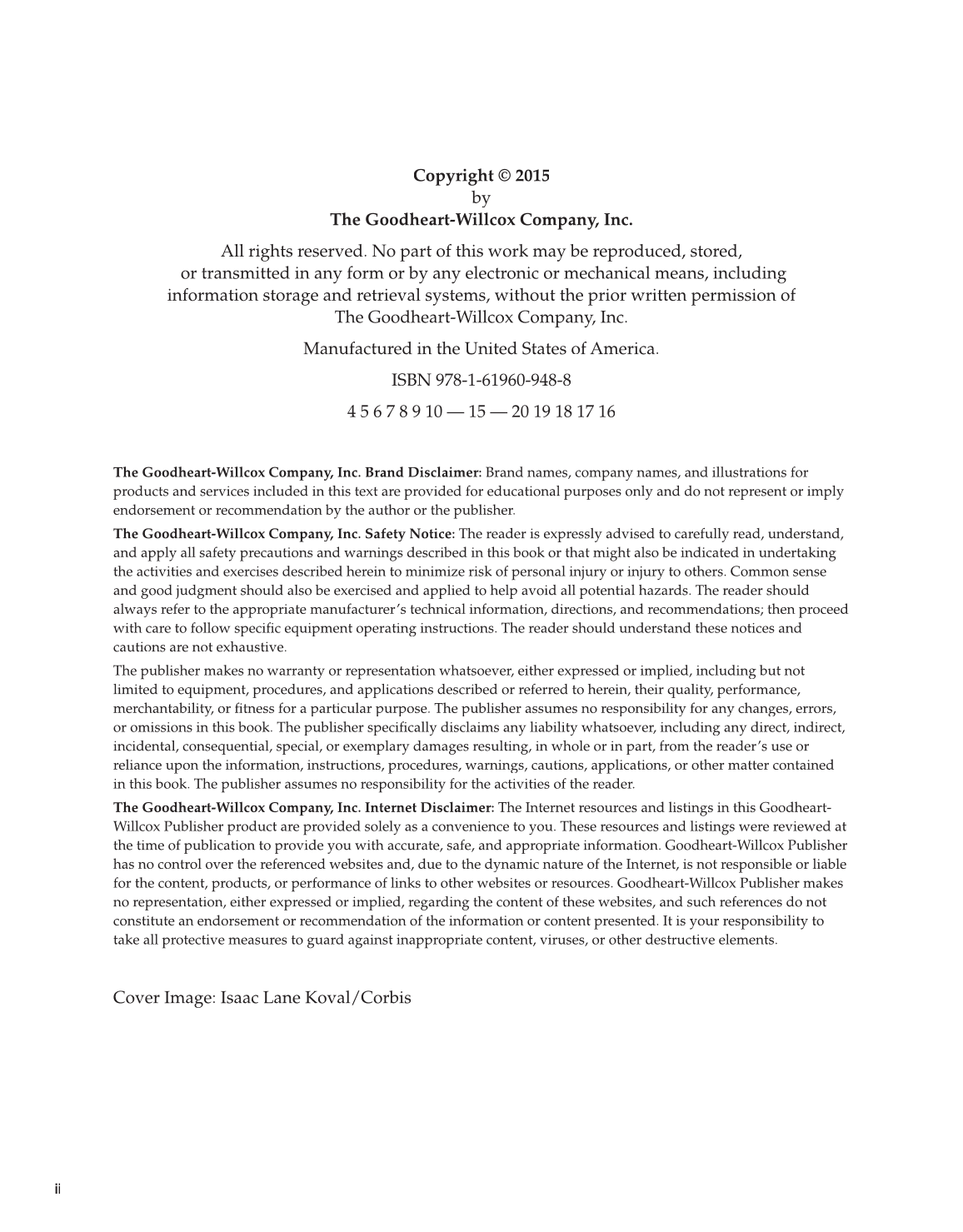 Comprehensive Health, 1st Edition page ii