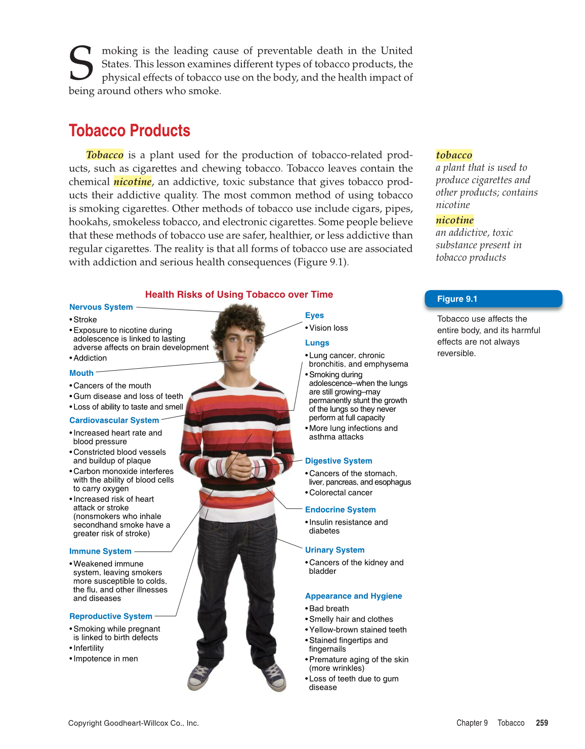 Comprehensive Health, 1st Edition page 259