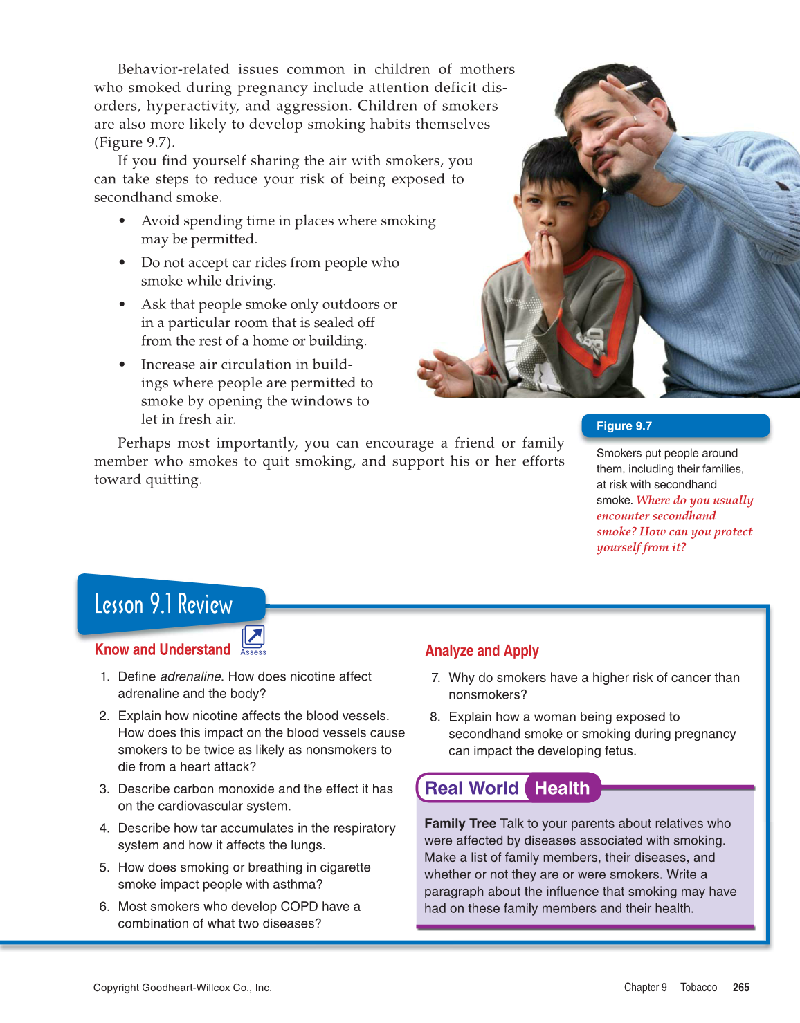 Comprehensive Health, 1st Edition page 265