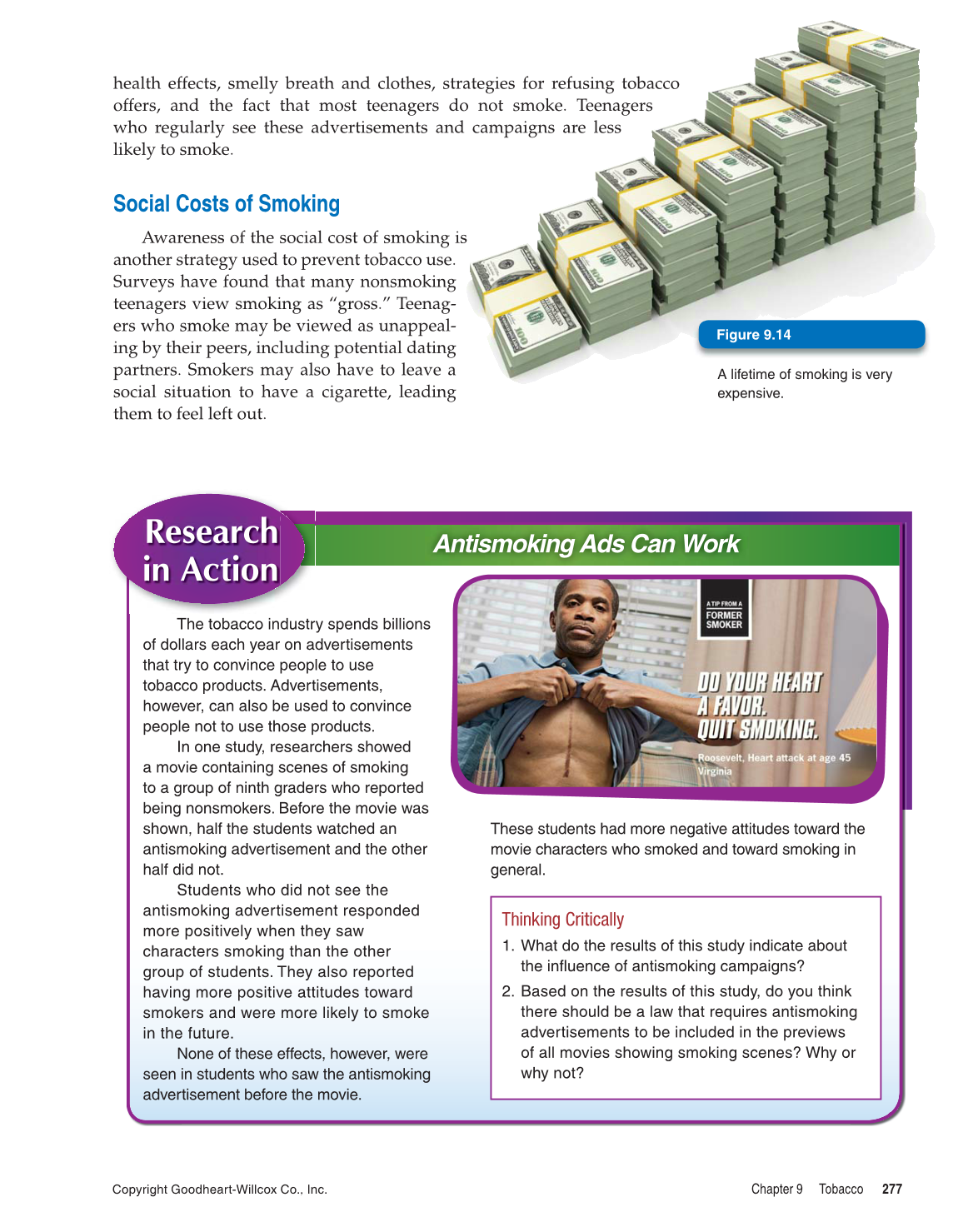 Comprehensive Health, 1st Edition page 277
