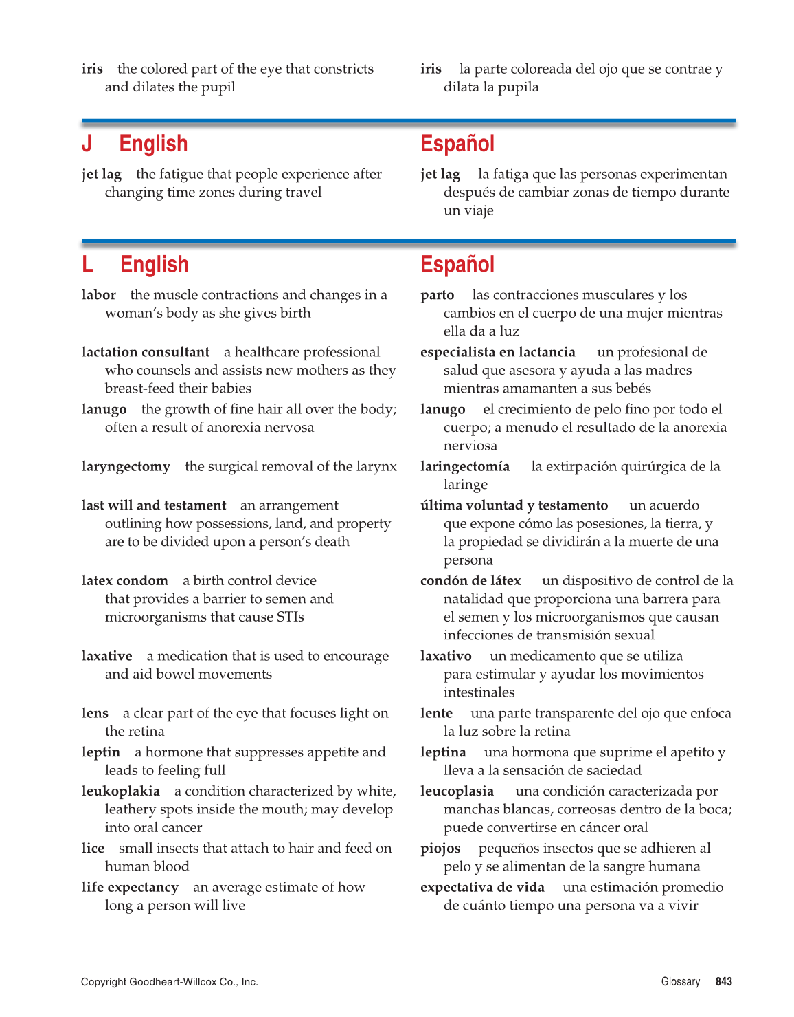 Comprehensive Health, 1st Edition page 843