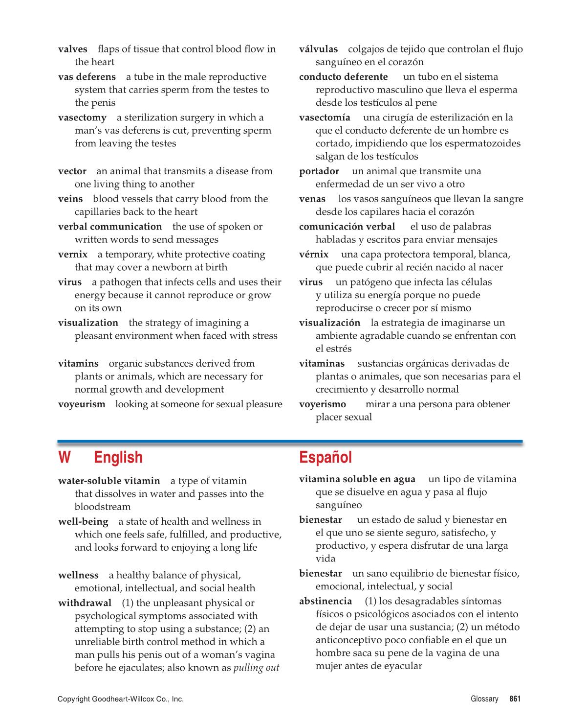 Comprehensive Health, 1st Edition page 861