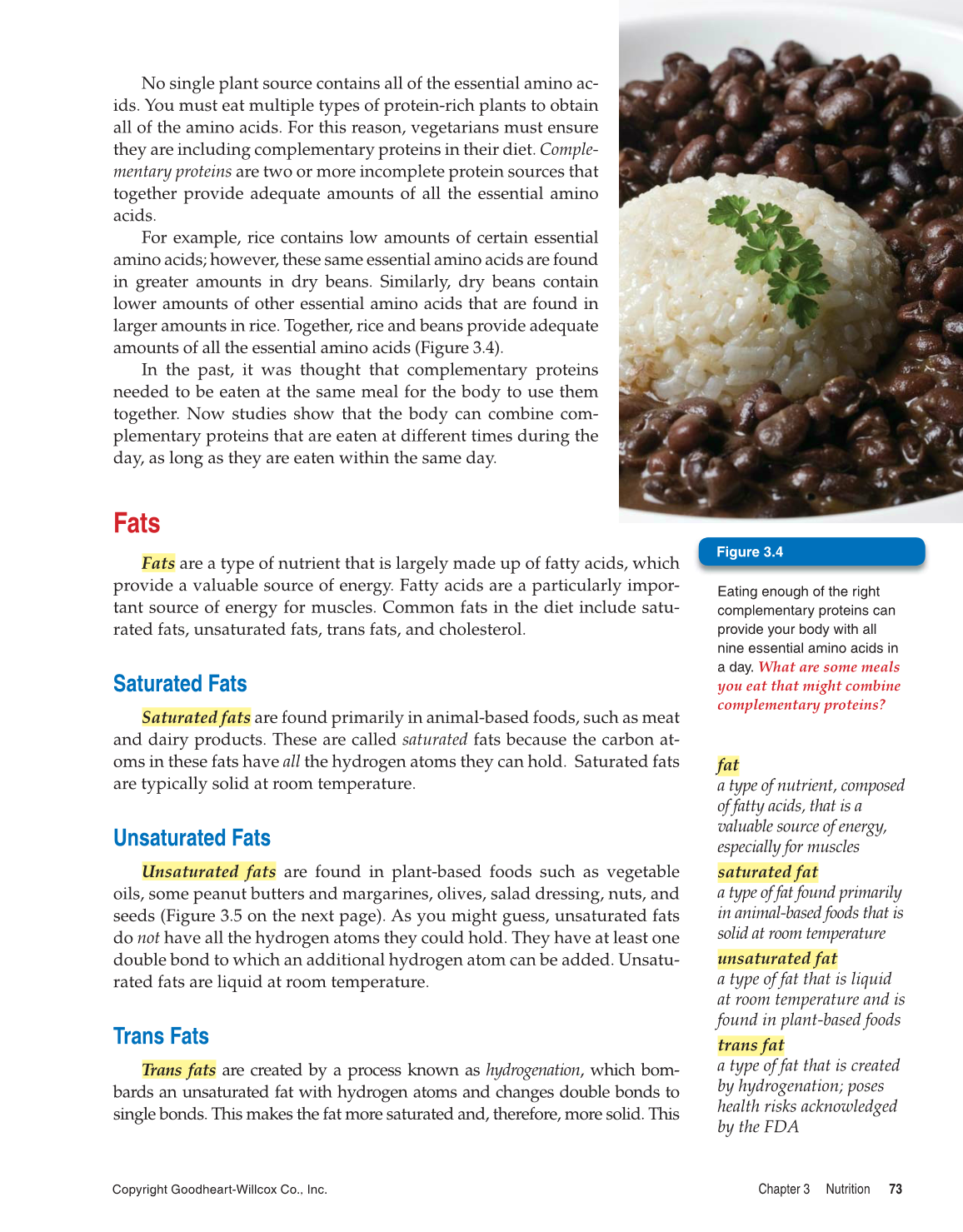 Comprehensive Health, 1st Edition page 73