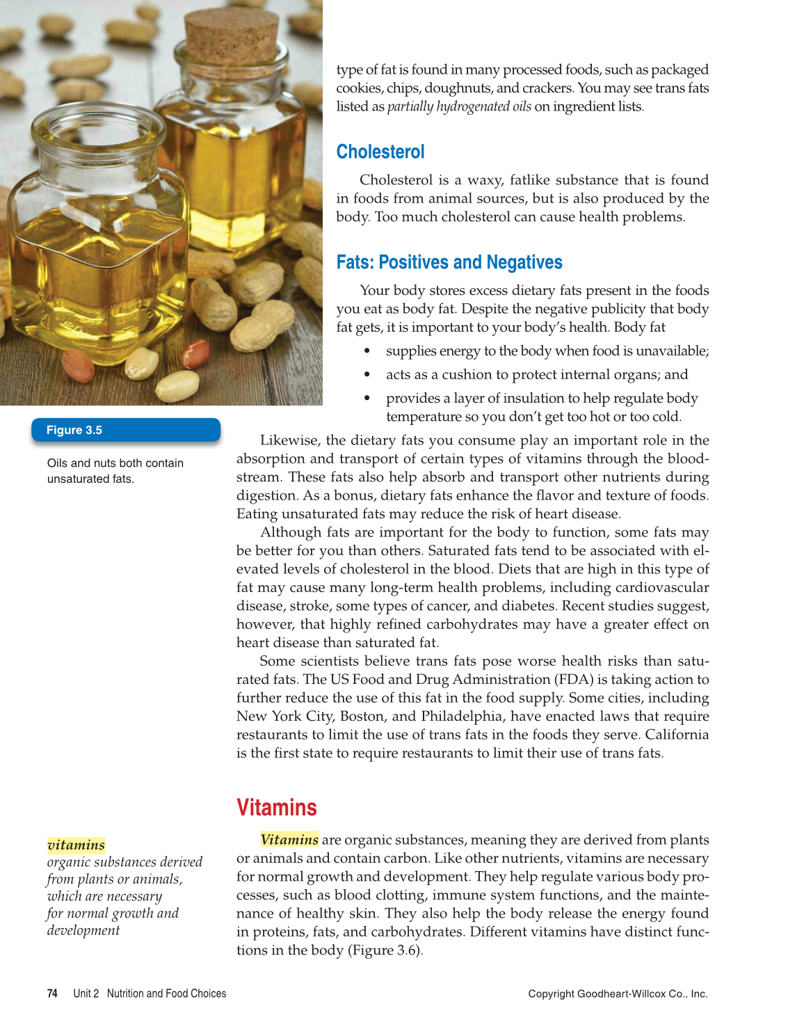 Comprehensive Health, 1st Edition page 74