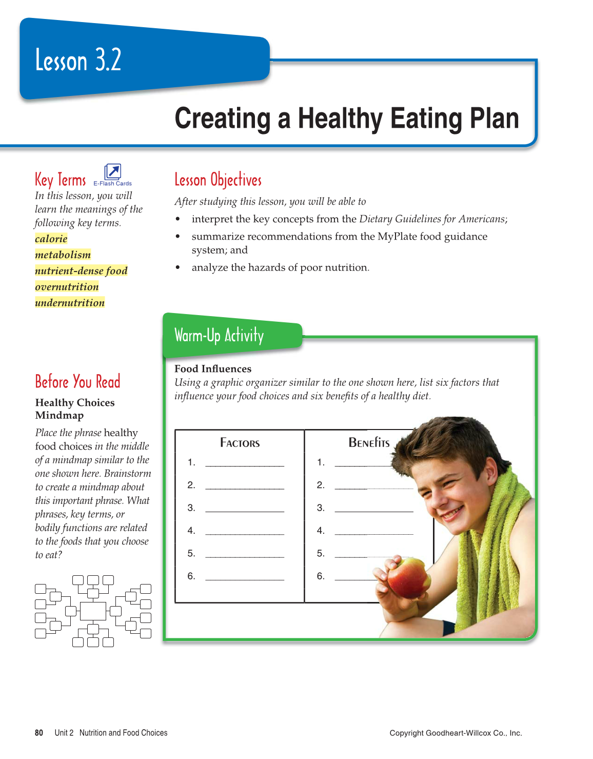 Comprehensive Health, 1st Edition page 80