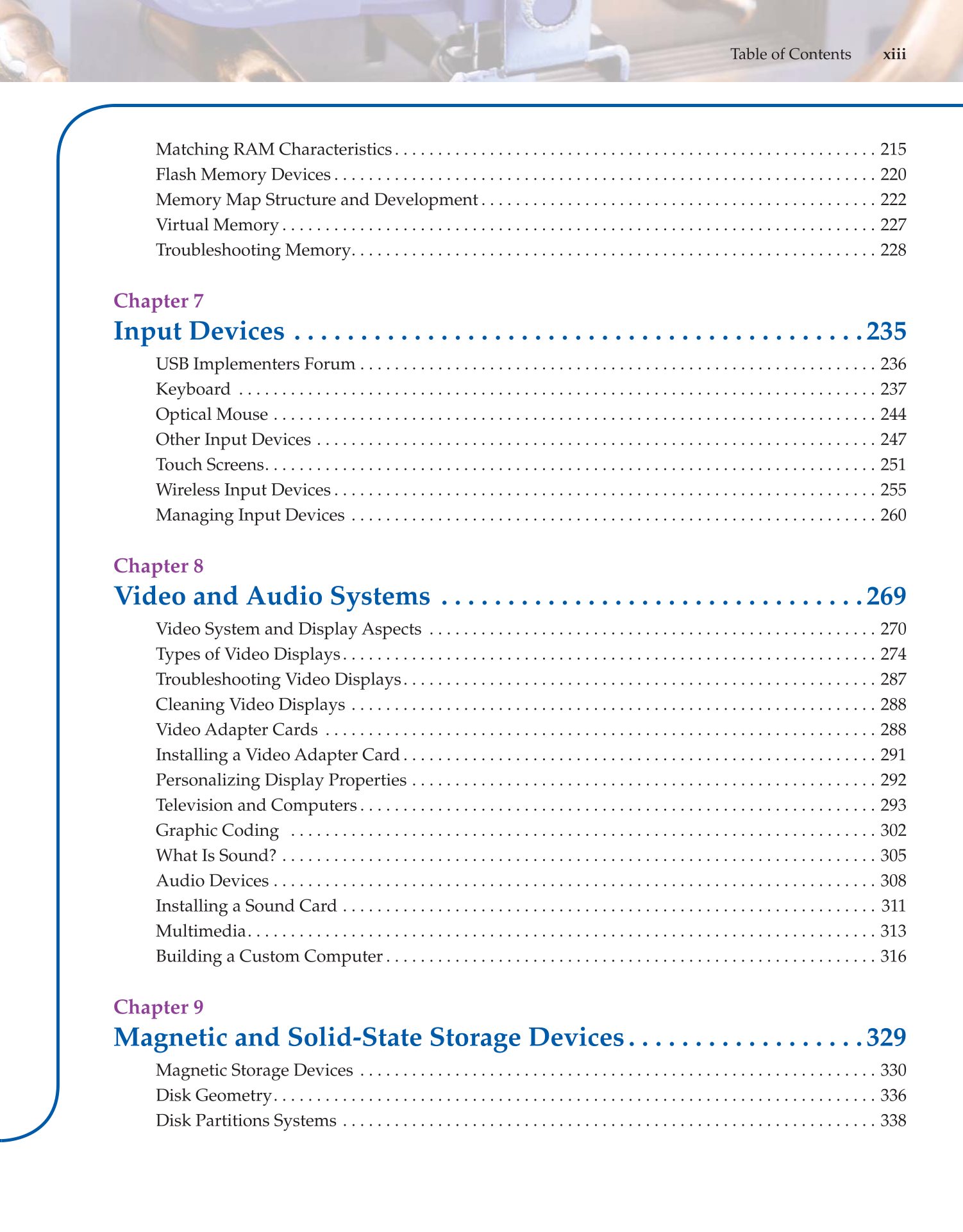Computer Service and Repair, 4th Edition page xiii