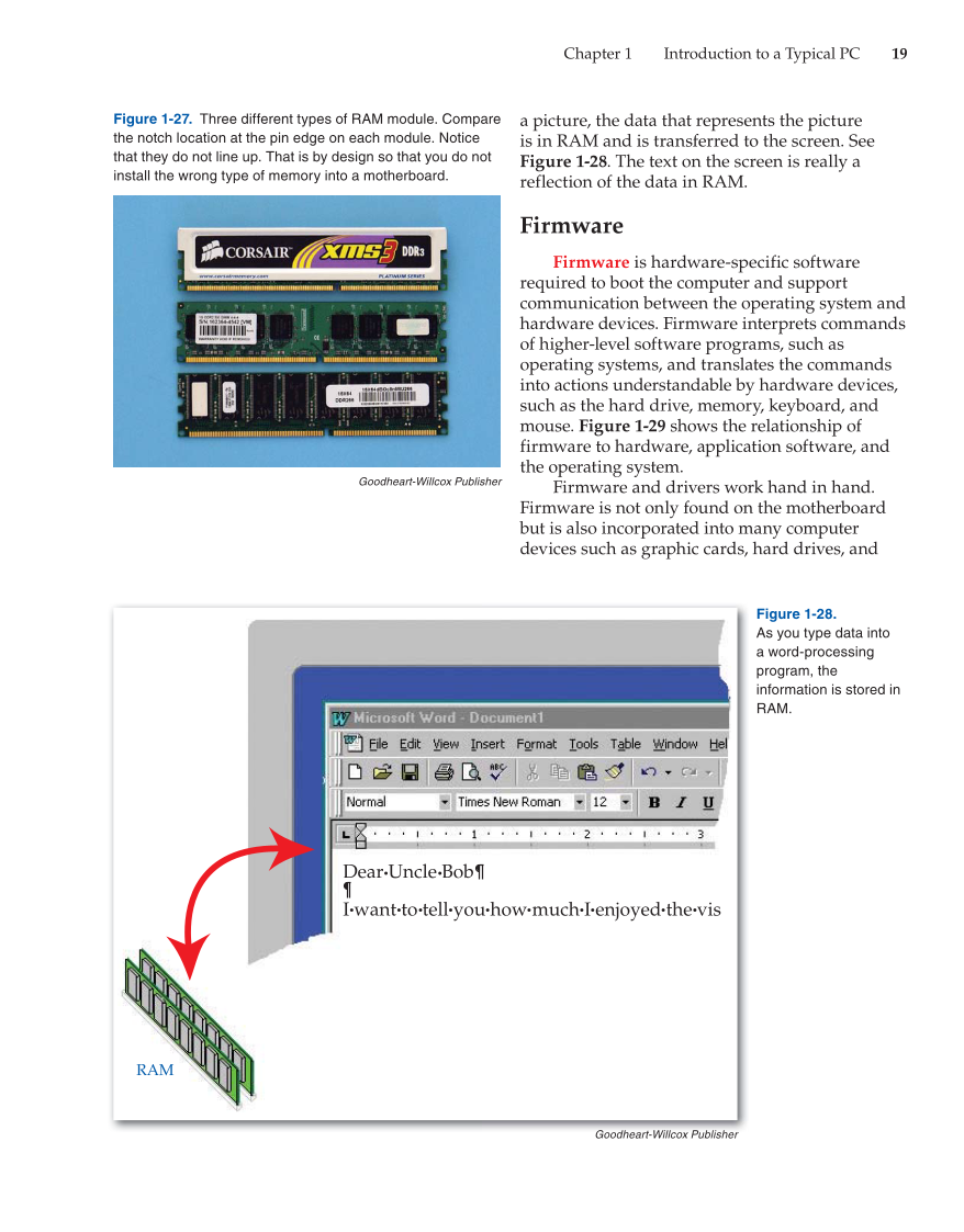 Computer Service and Repair, 4th Edition page 19