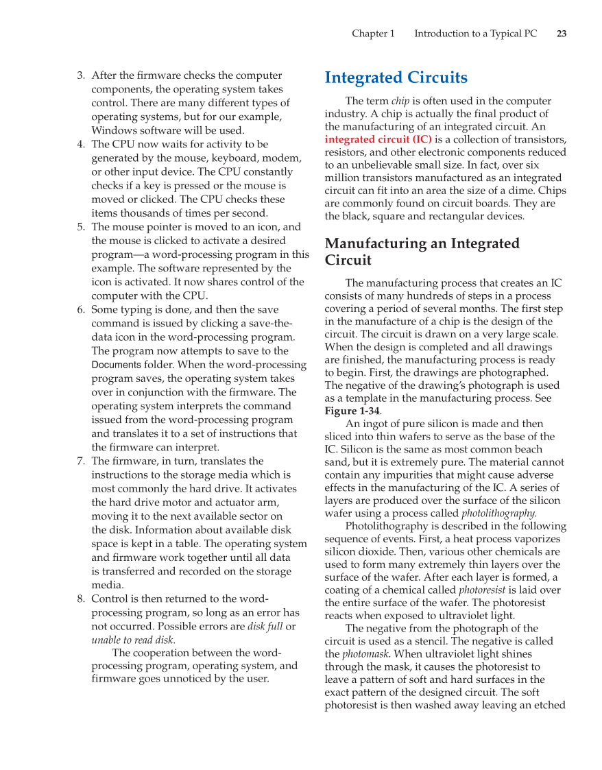 Computer Service and Repair, 4th Edition page 23