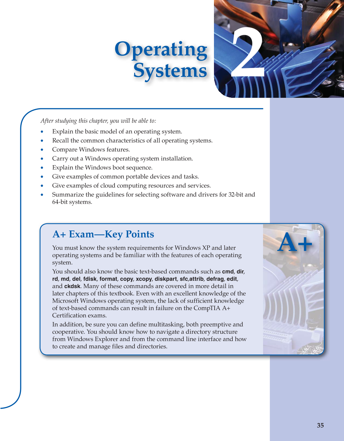 Computer Service and Repair, 4th Edition page 35