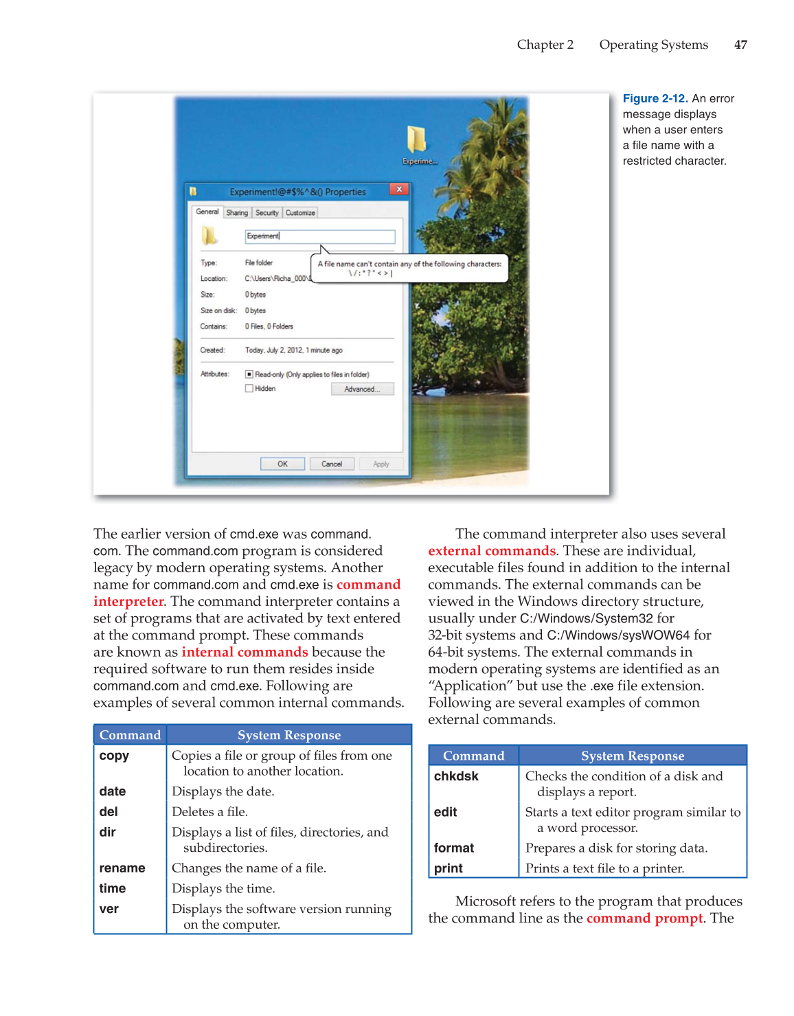 Computer Service and Repair, 4th Edition page 47