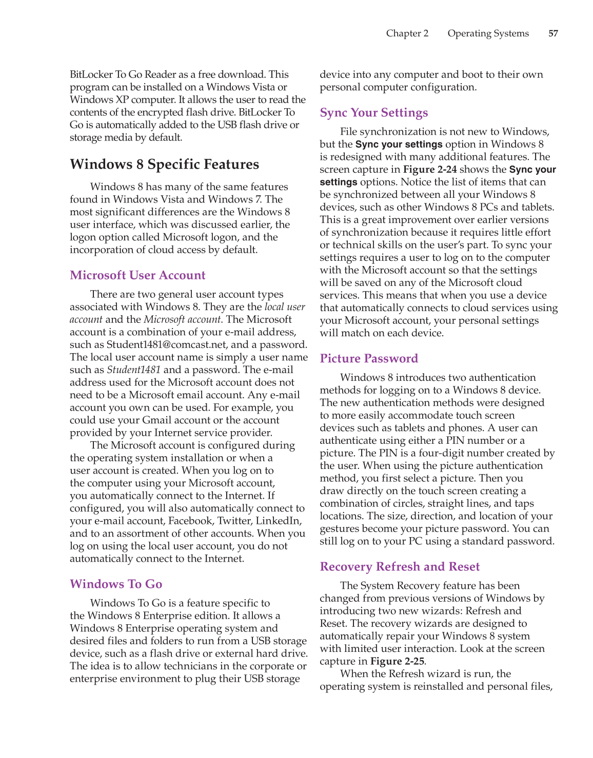 Computer Service and Repair, 4th Edition page 57