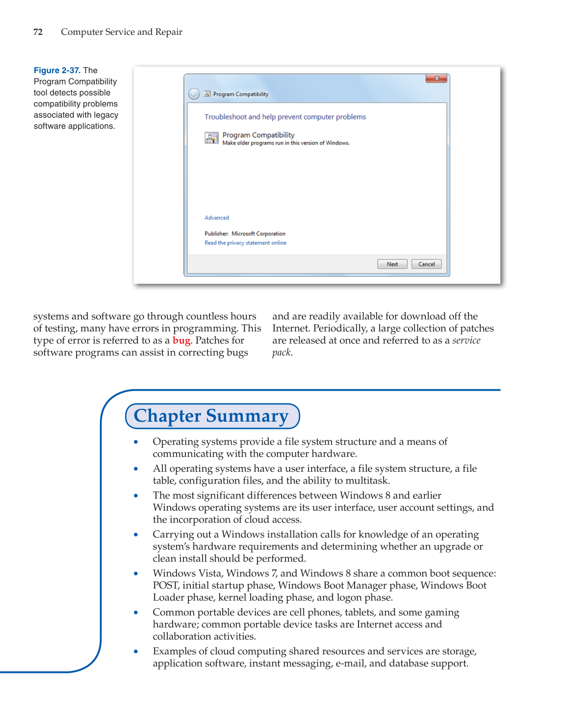 Computer Service and Repair, 4th Edition page 72
