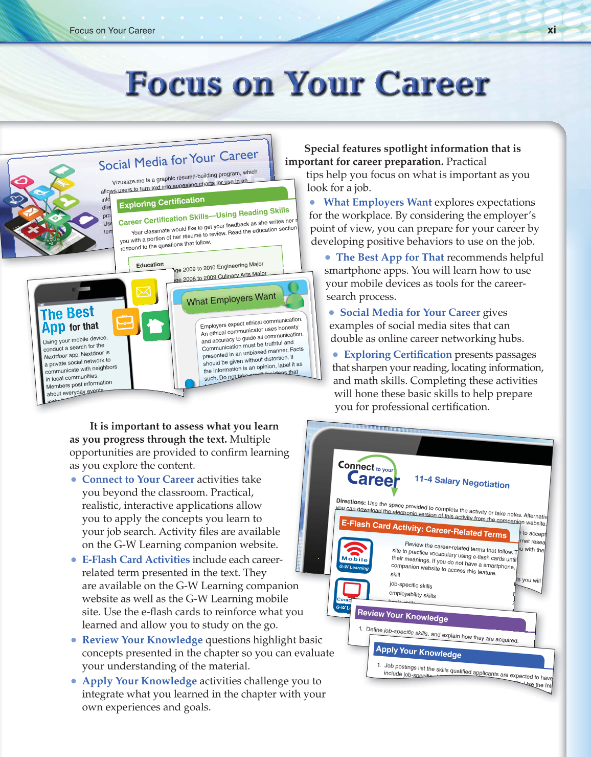 Connect to Your Career, 1st Edition page xi