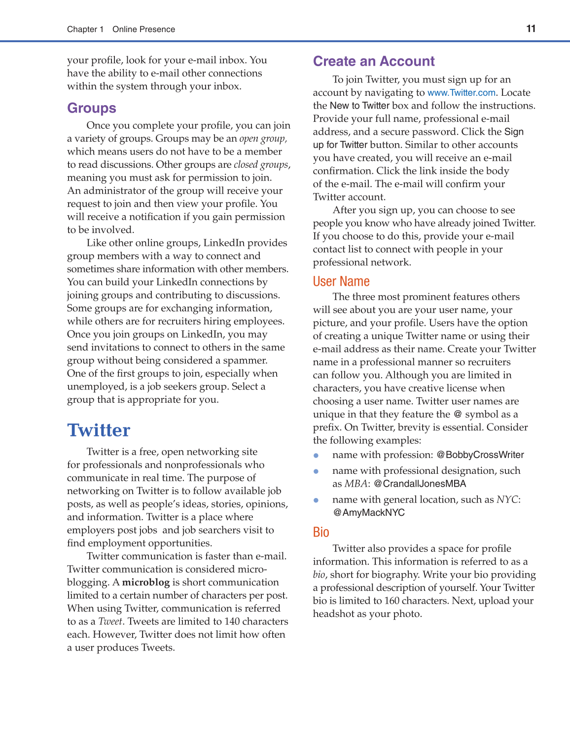 Connect to Your Career, 1st Edition page 11