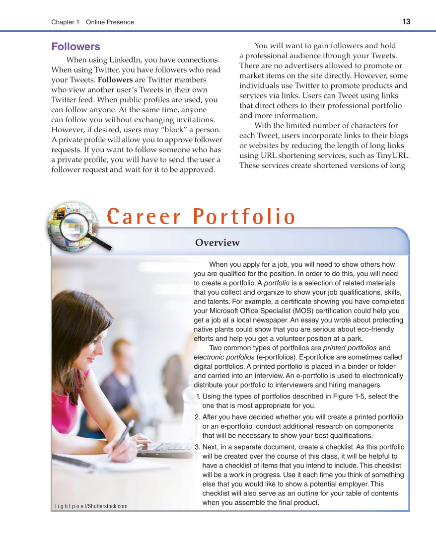 Connect to Your Career, 1st Edition page 13