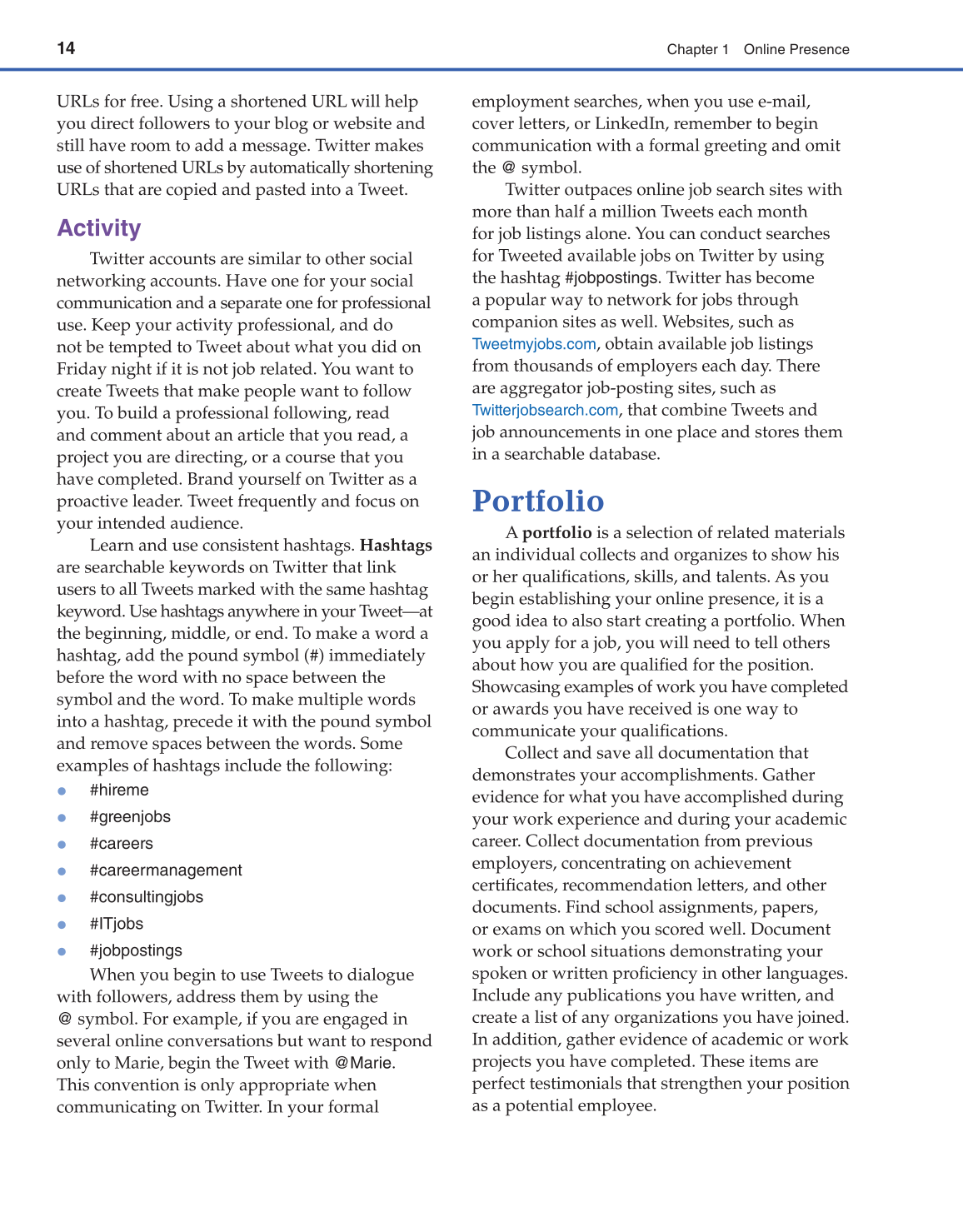 Connect to Your Career, 1st Edition page 14