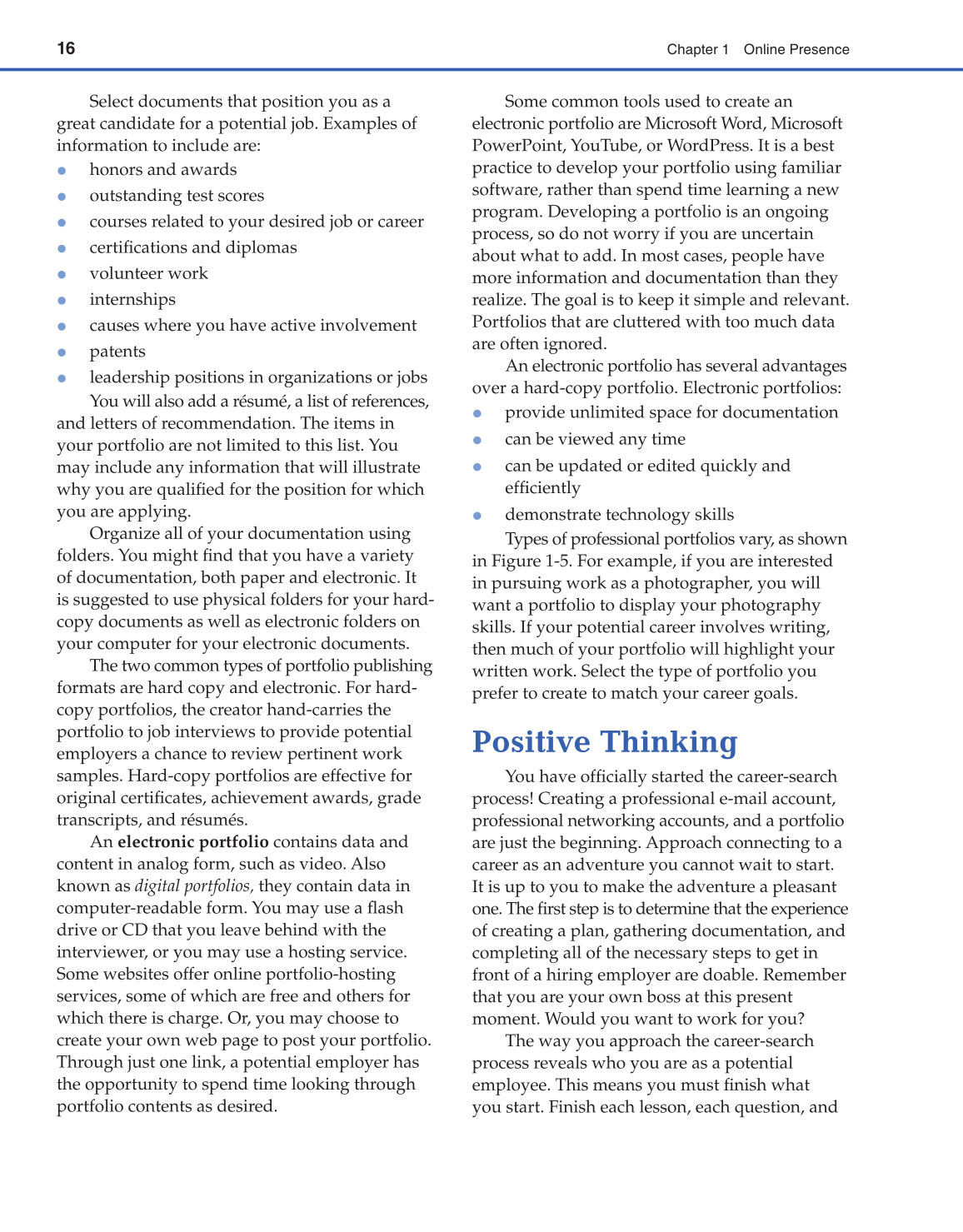 Connect to Your Career, 1st Edition page 16