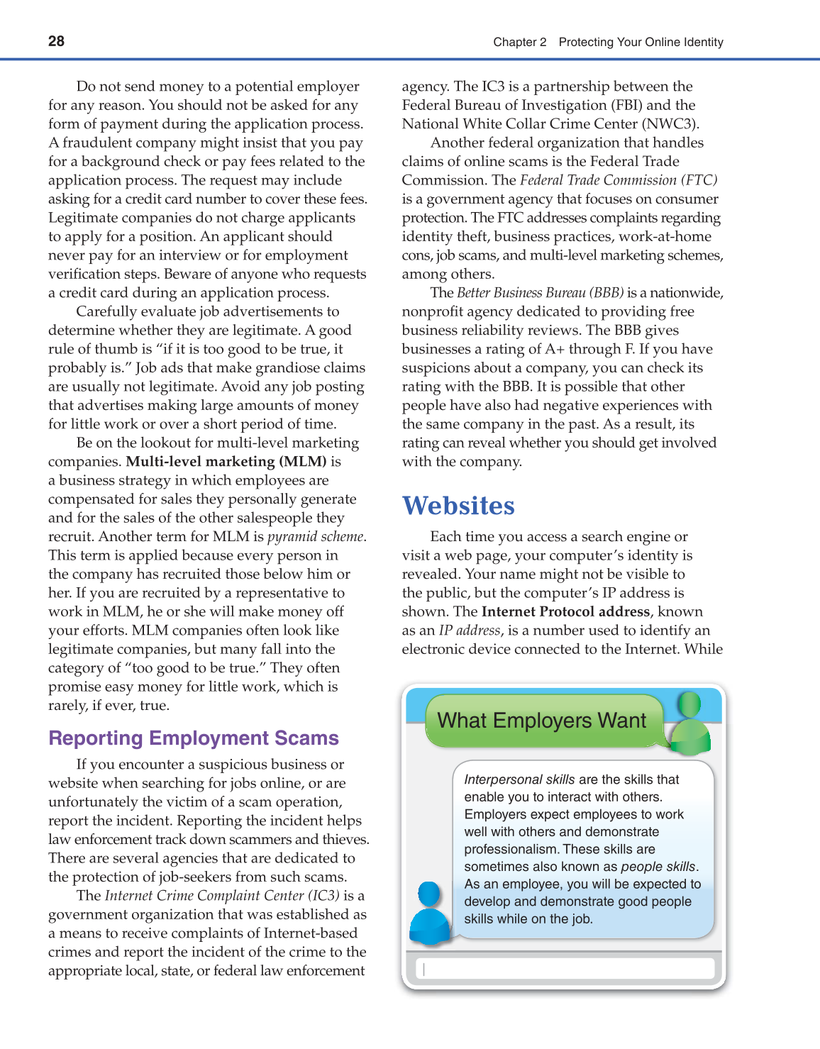 Connect to Your Career, 1st Edition page 28