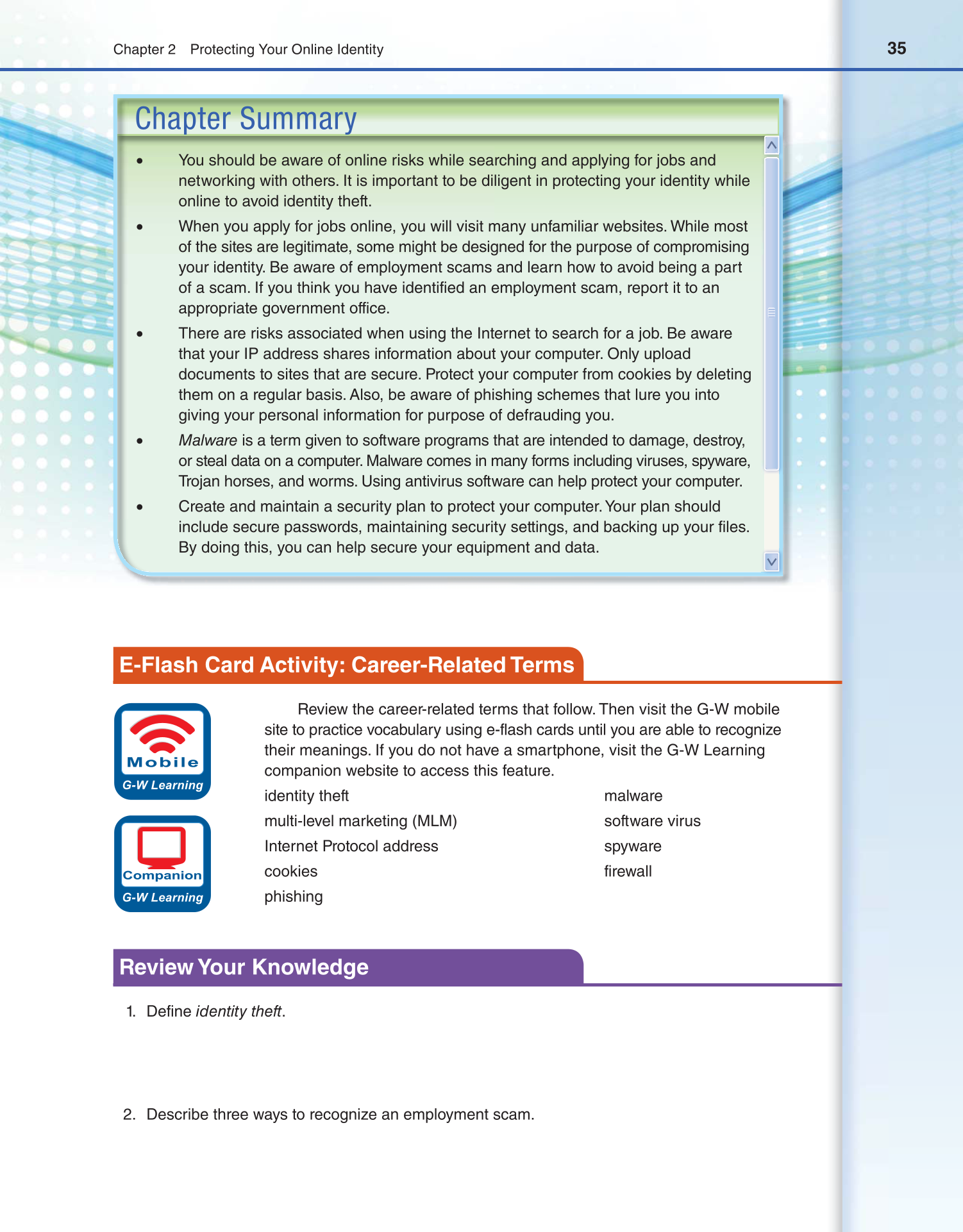 Connect to Your Career, 1st Edition page 35