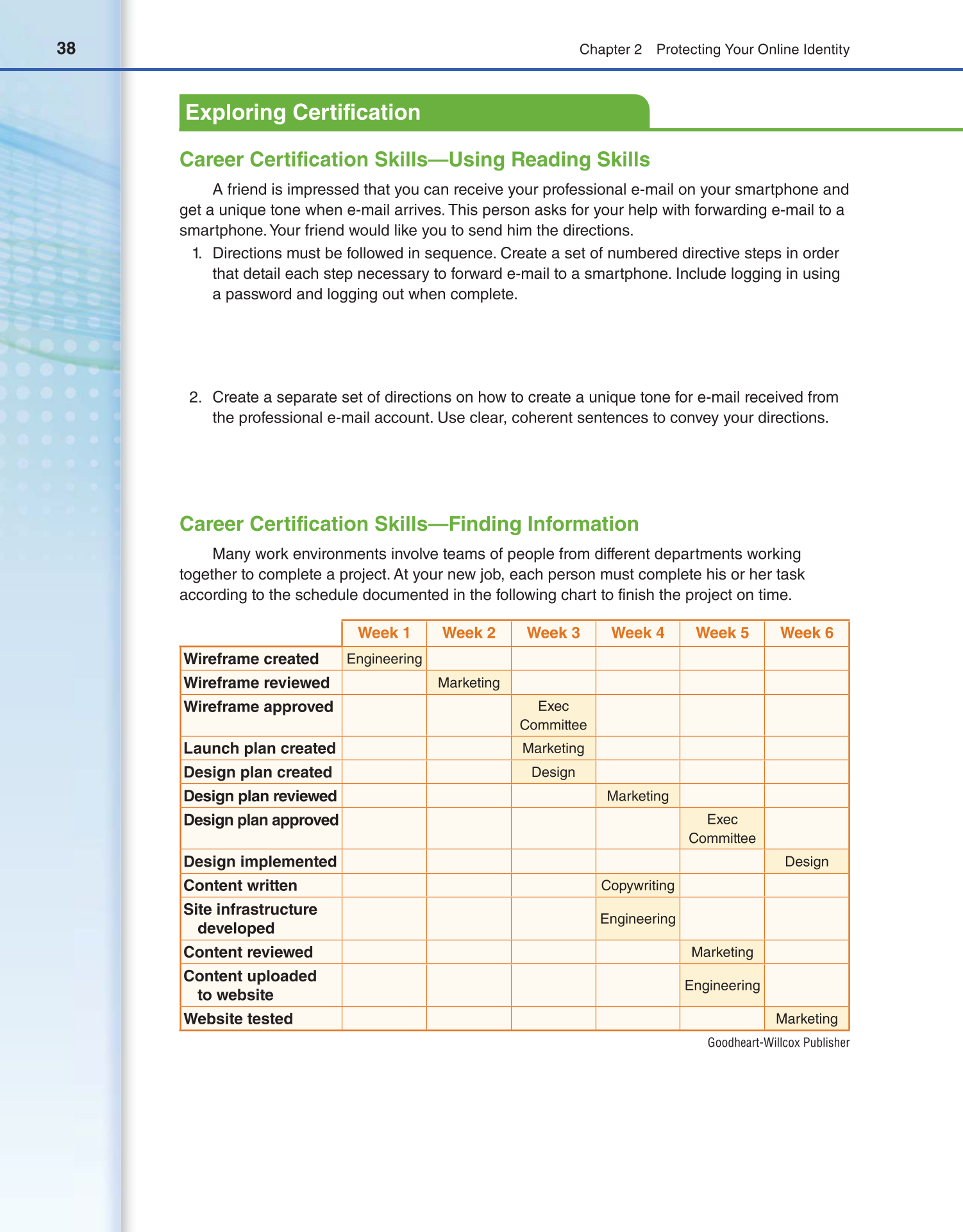Connect to Your Career, 1st Edition page 38