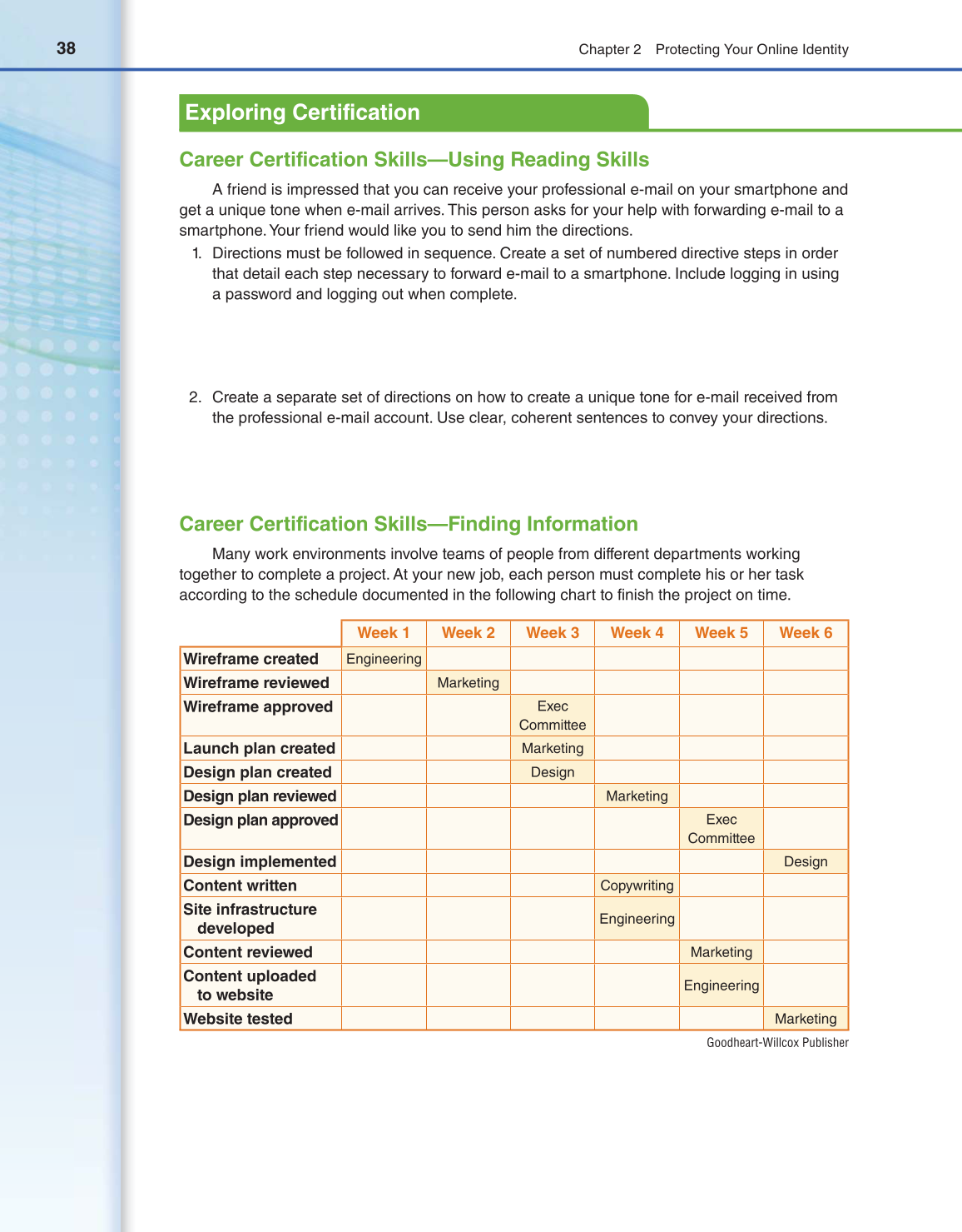 Connect to Your Career, 1st Edition page 38