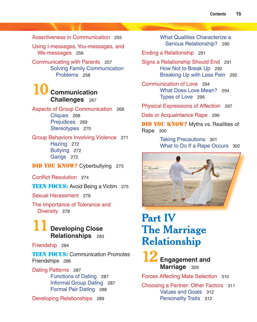 Contemporary Living, 12th Edition page 15