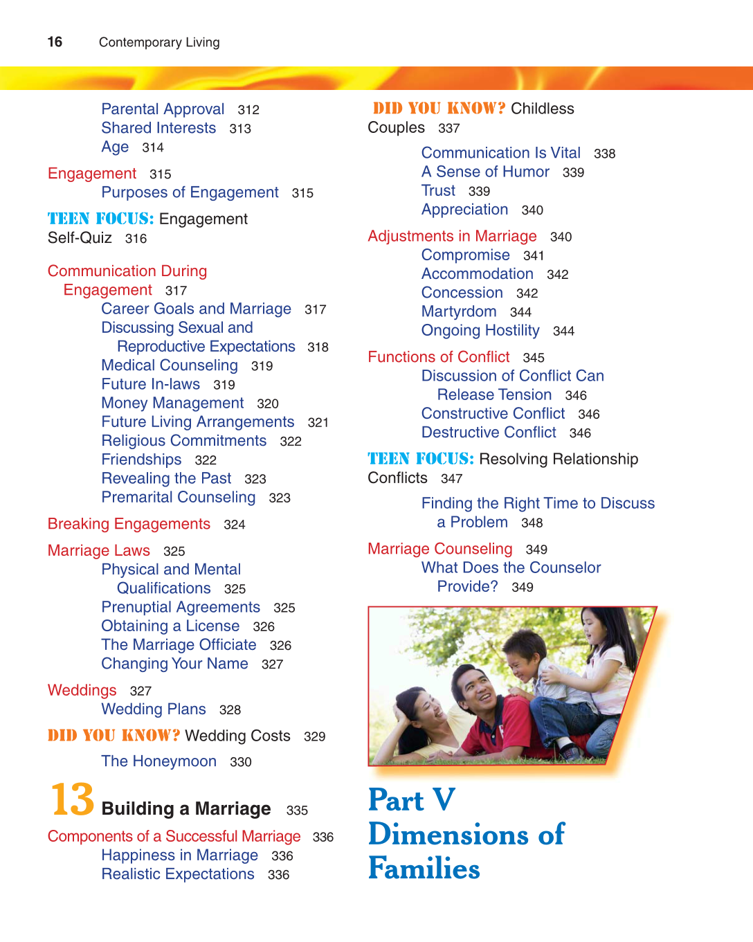 Contemporary Living, 12th Edition page 16