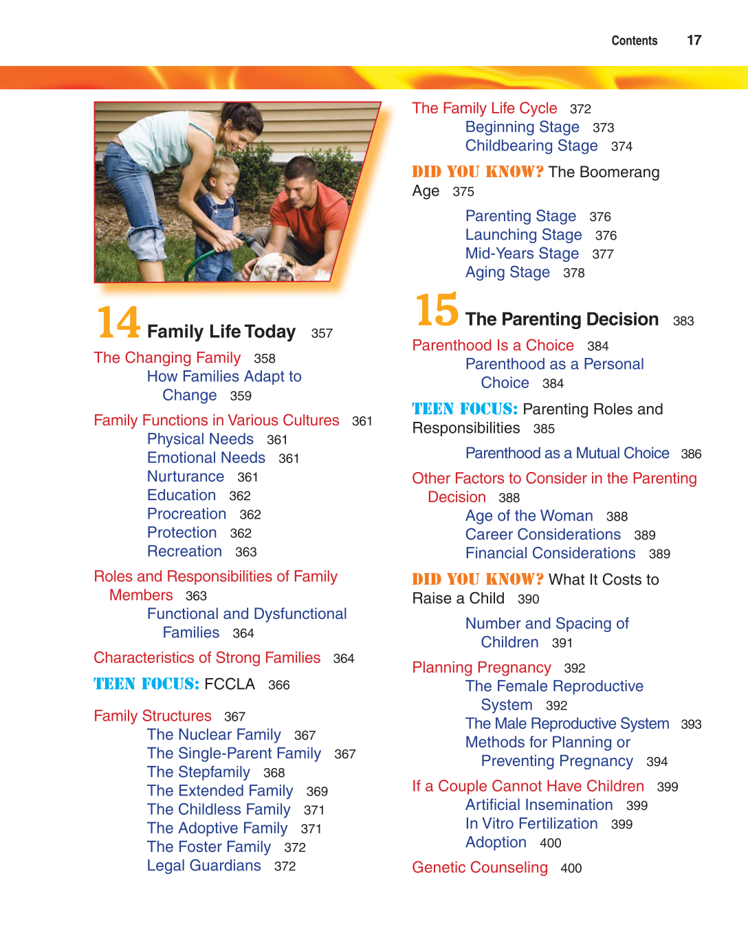 Contemporary Living, 12th Edition page 17